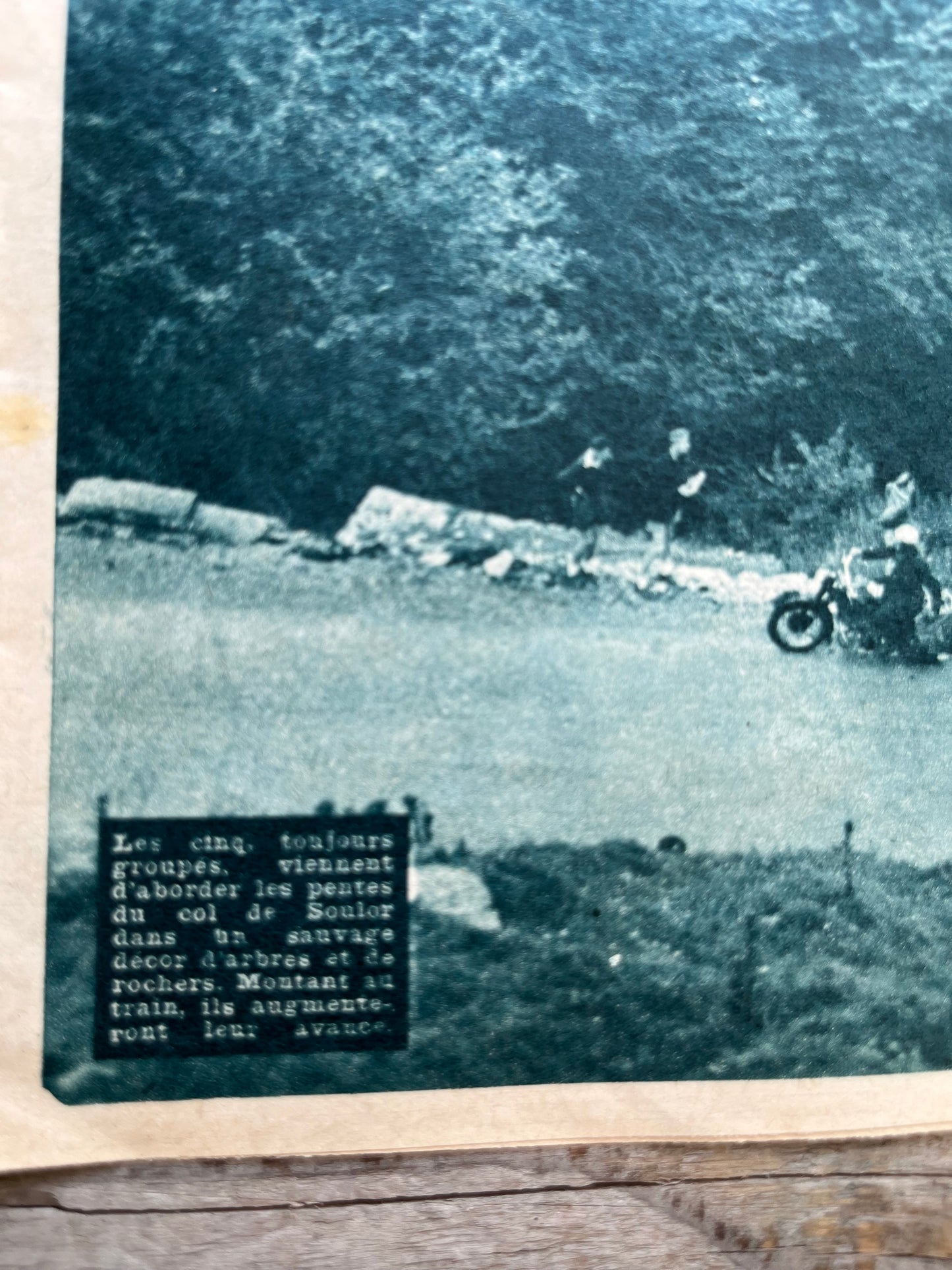 Tour de France vintage print 1956 Gilbert Bauvin