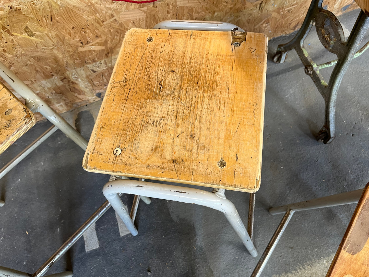 Vintage School Lab Stool - Several available