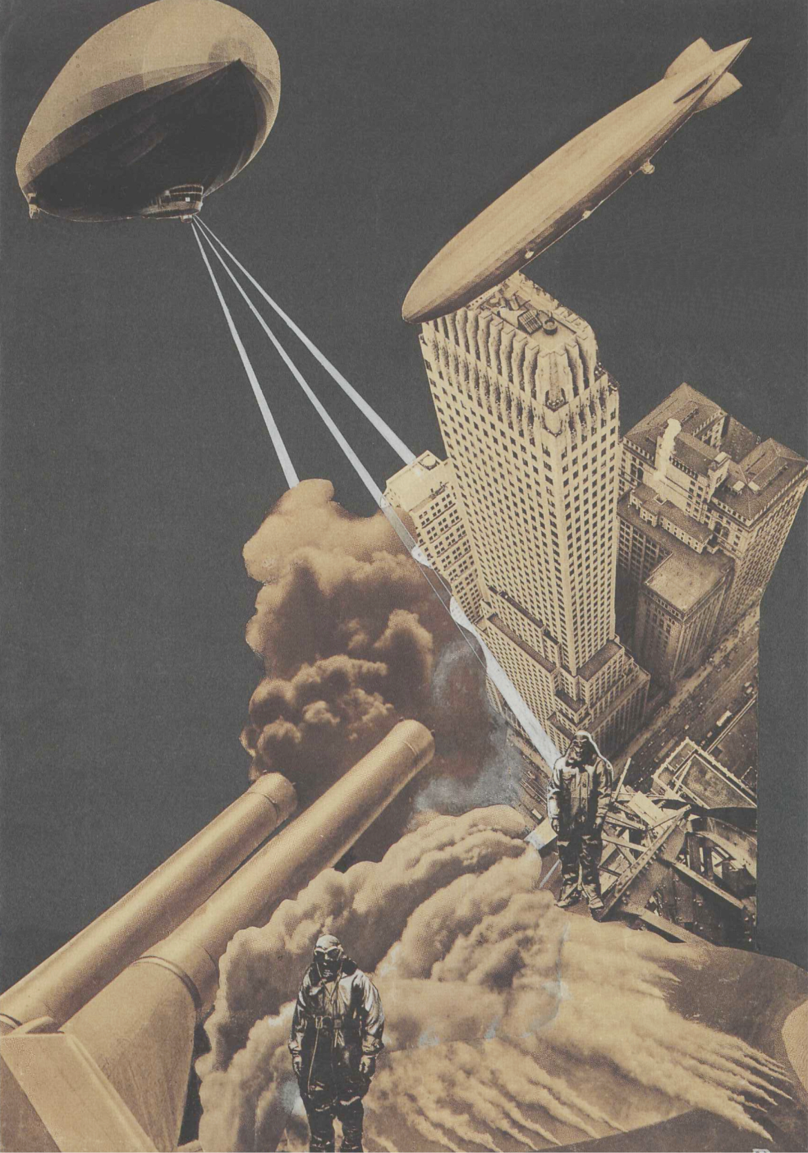 Alexander Rodchenko Vintage Soviet Constructivism poster - War of the future 1930