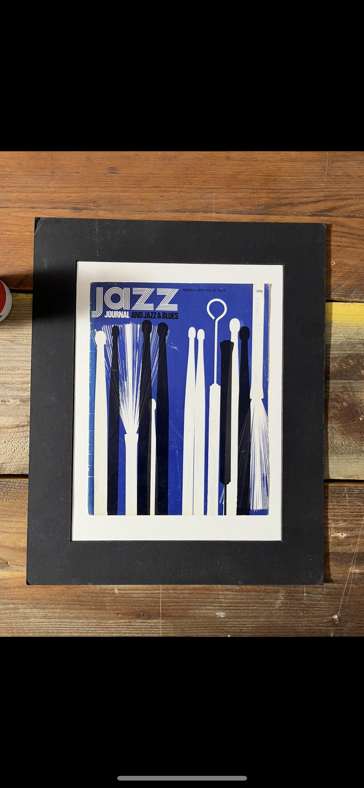 Vintage Jazz Journal Magazine cover Artwork - 1974