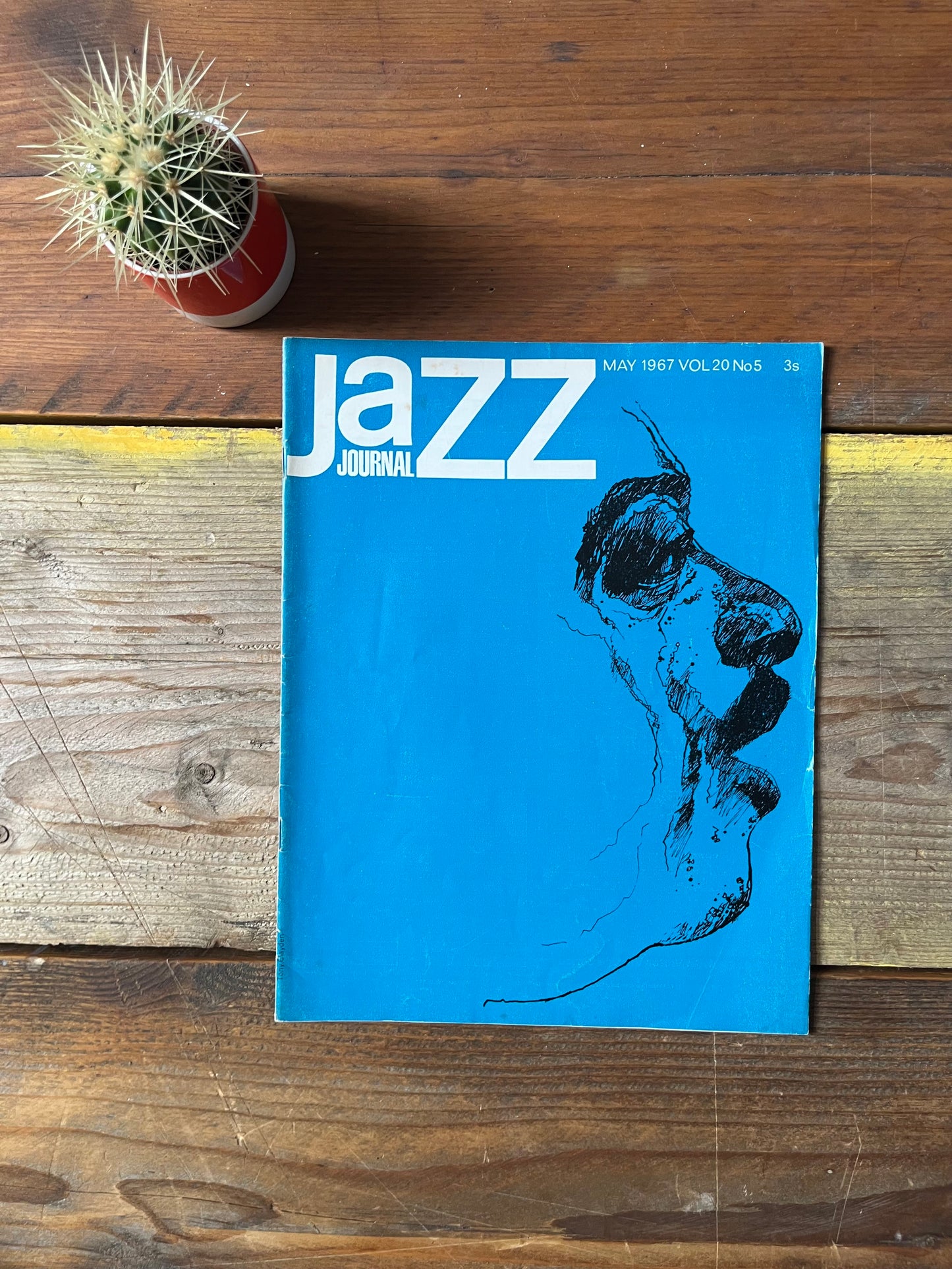 Vintage Jazz Journal Magazine cover Artwork - May 1967