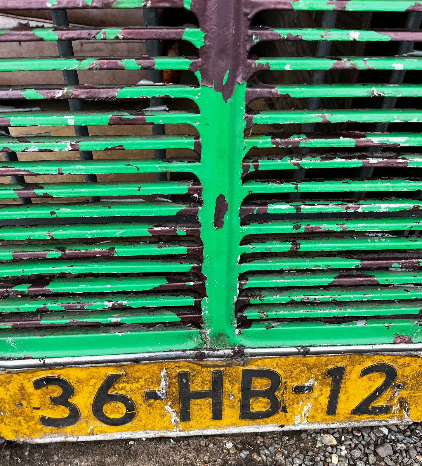 Citroen H van grille decorative prop French cafe