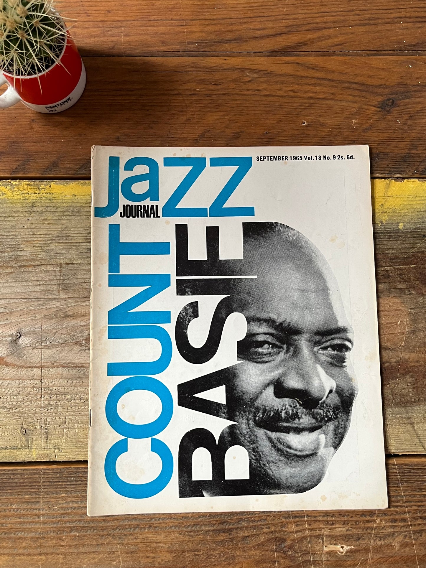 Vintage Jazz Journal Magazine cover Artwork - September 1965 Count Basie