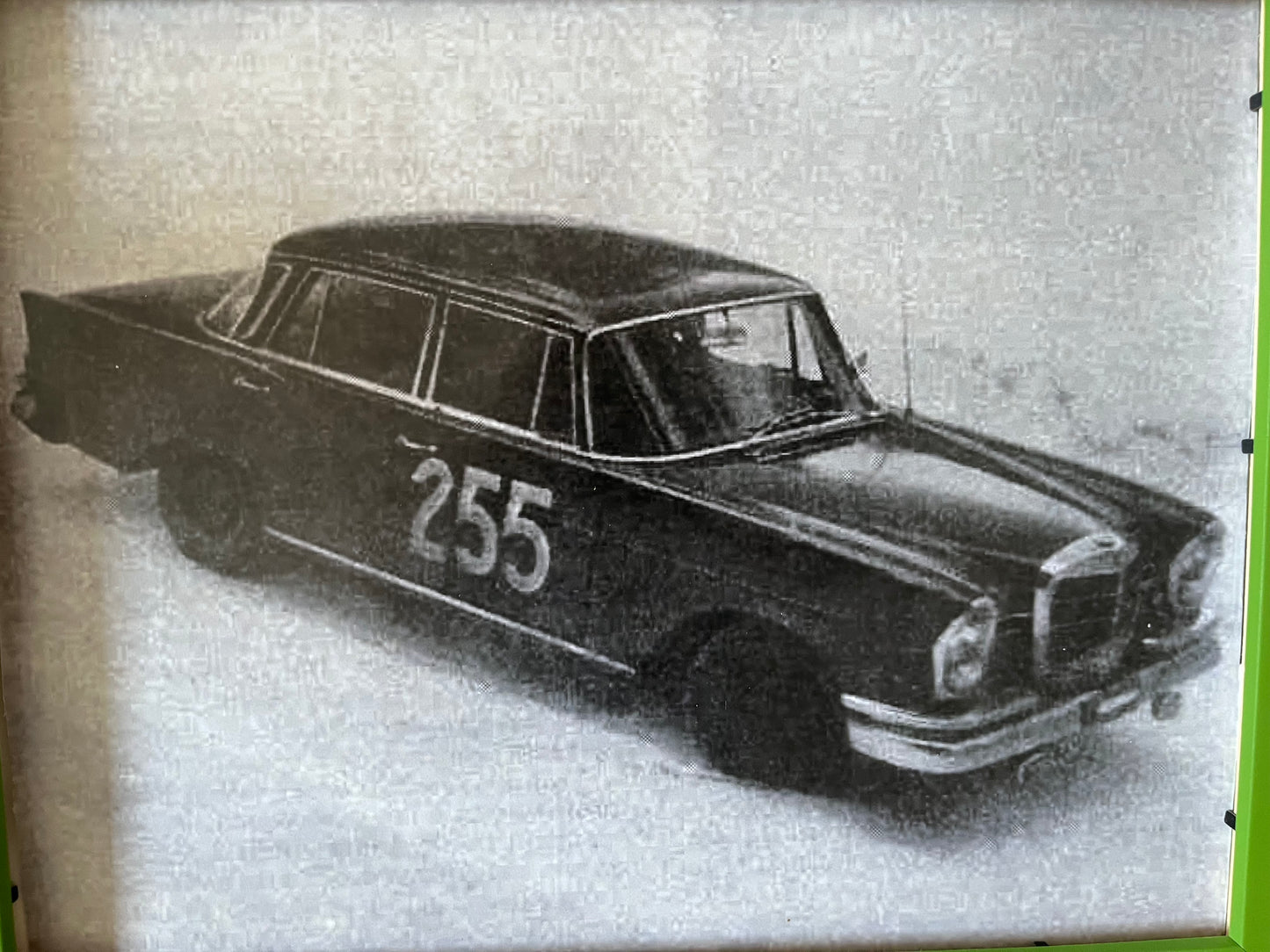 Mercedes vintage Monte Carlo rally poster 1963