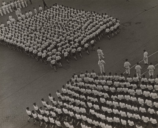 Alexander Rodchenko Vintage Soviet Constructivism poster - Marching column of the Dynamo Sports Club
1932