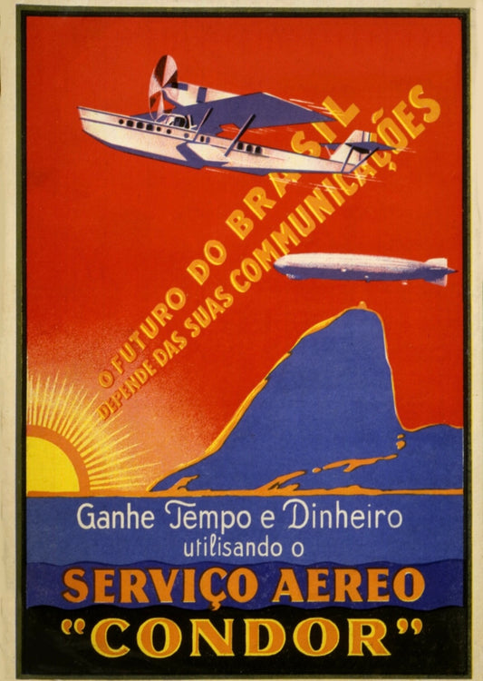 Condor - Brazil travel poster 1960s