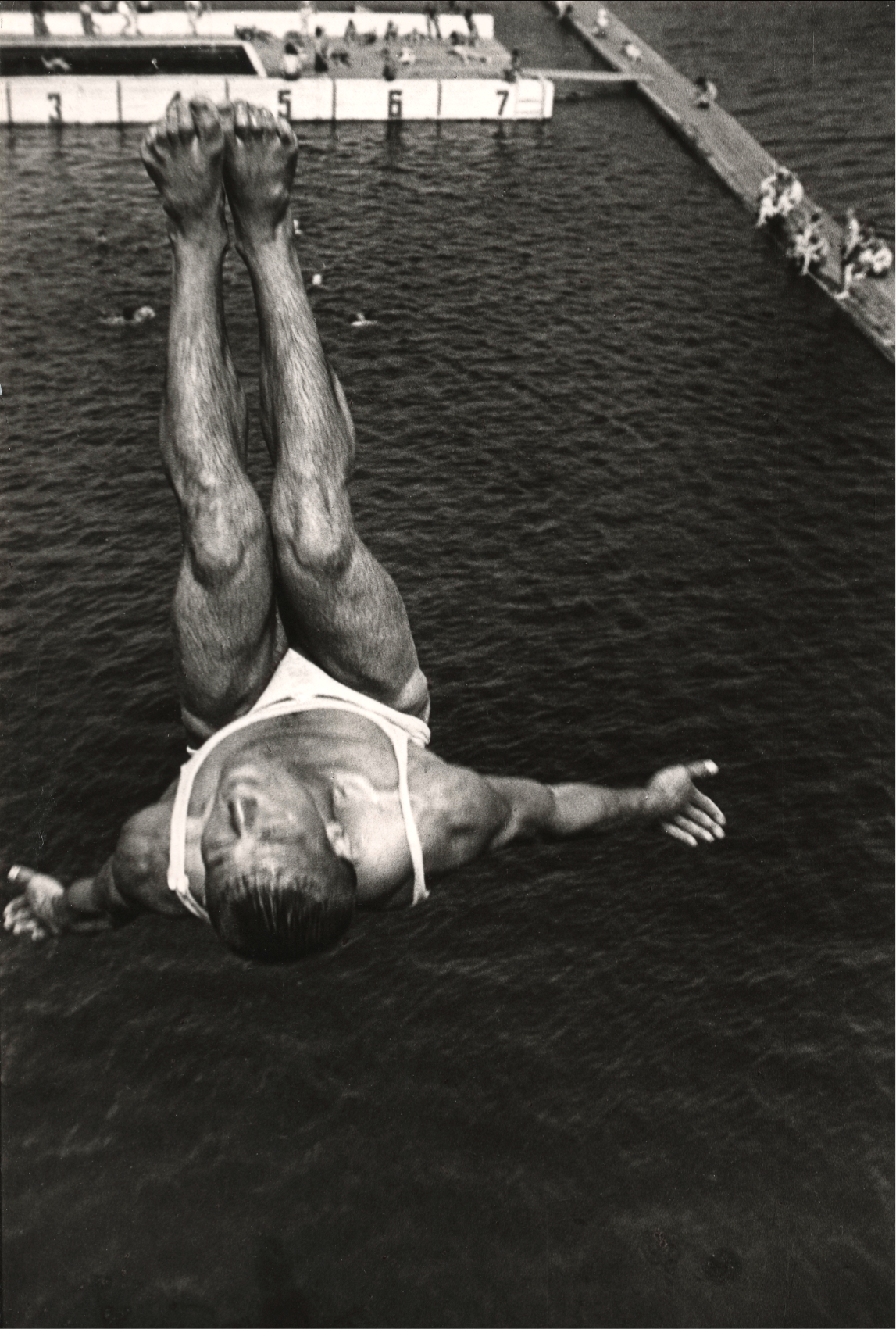 Alexander Rodchenko Vintage Soviet Constructivism poster - Diver, 1934