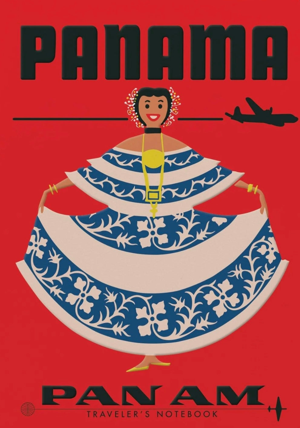 PanAm vintage advertising print - Panama