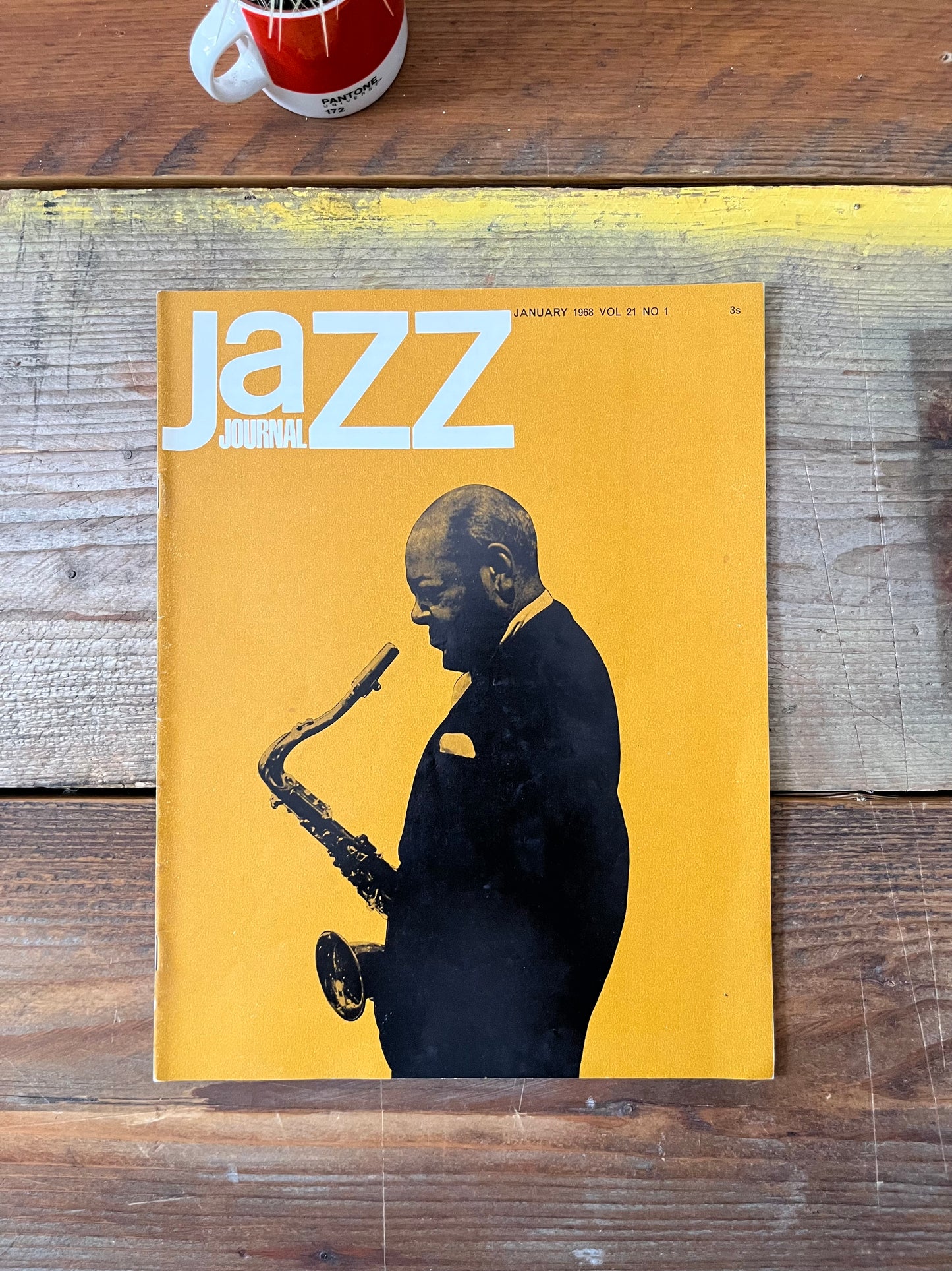 Vintage Jazz Journal Magazine cover Artwork - 1968 Coleman Hawkins