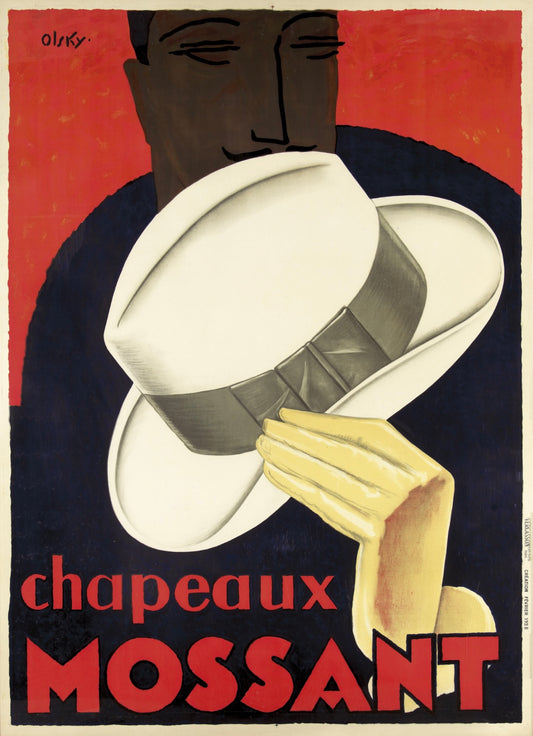 Chapeaux Mossant Leonetto Capiello c1930