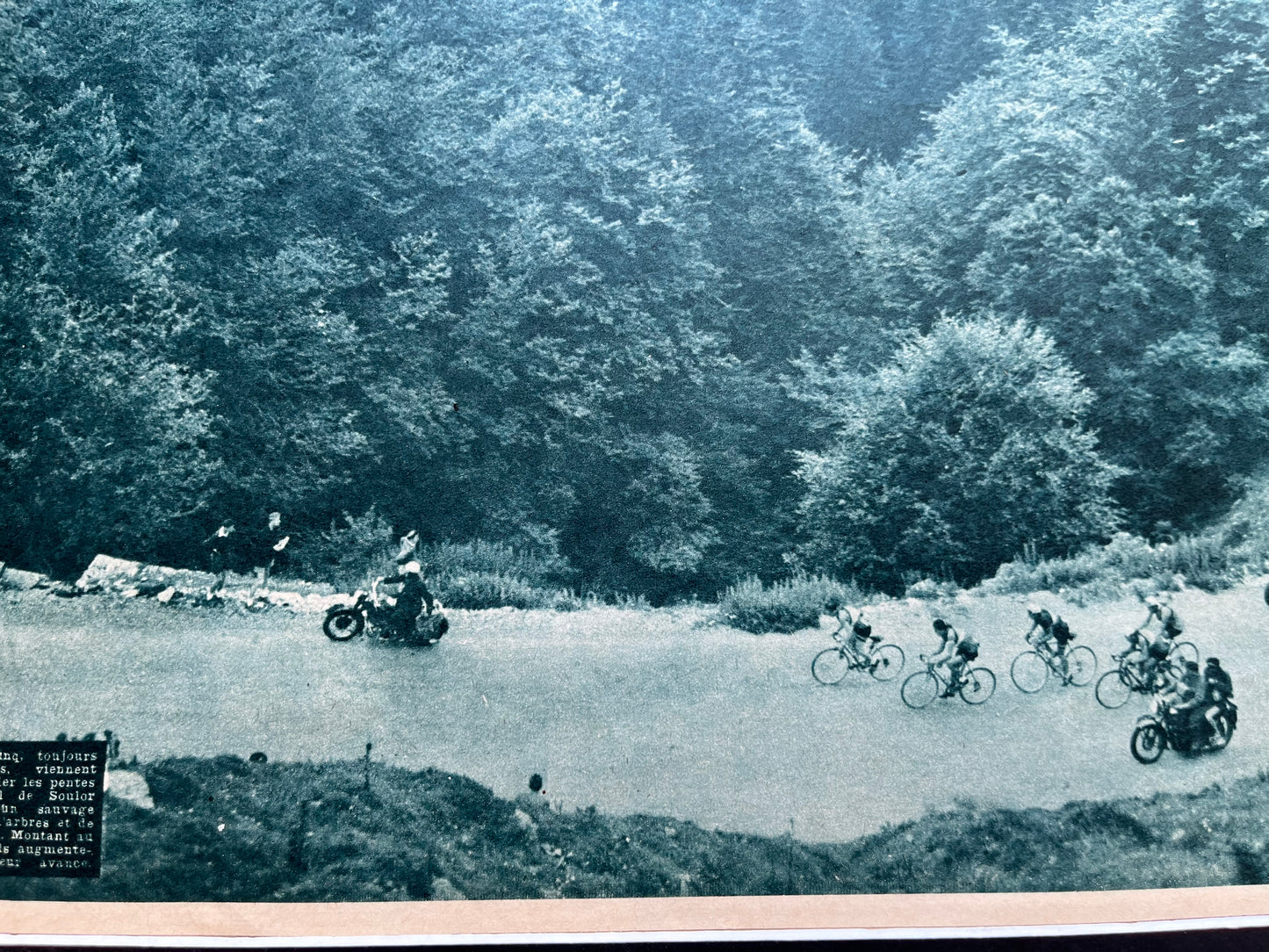Tour de France vintage print 1956 Gilbert Bauvin