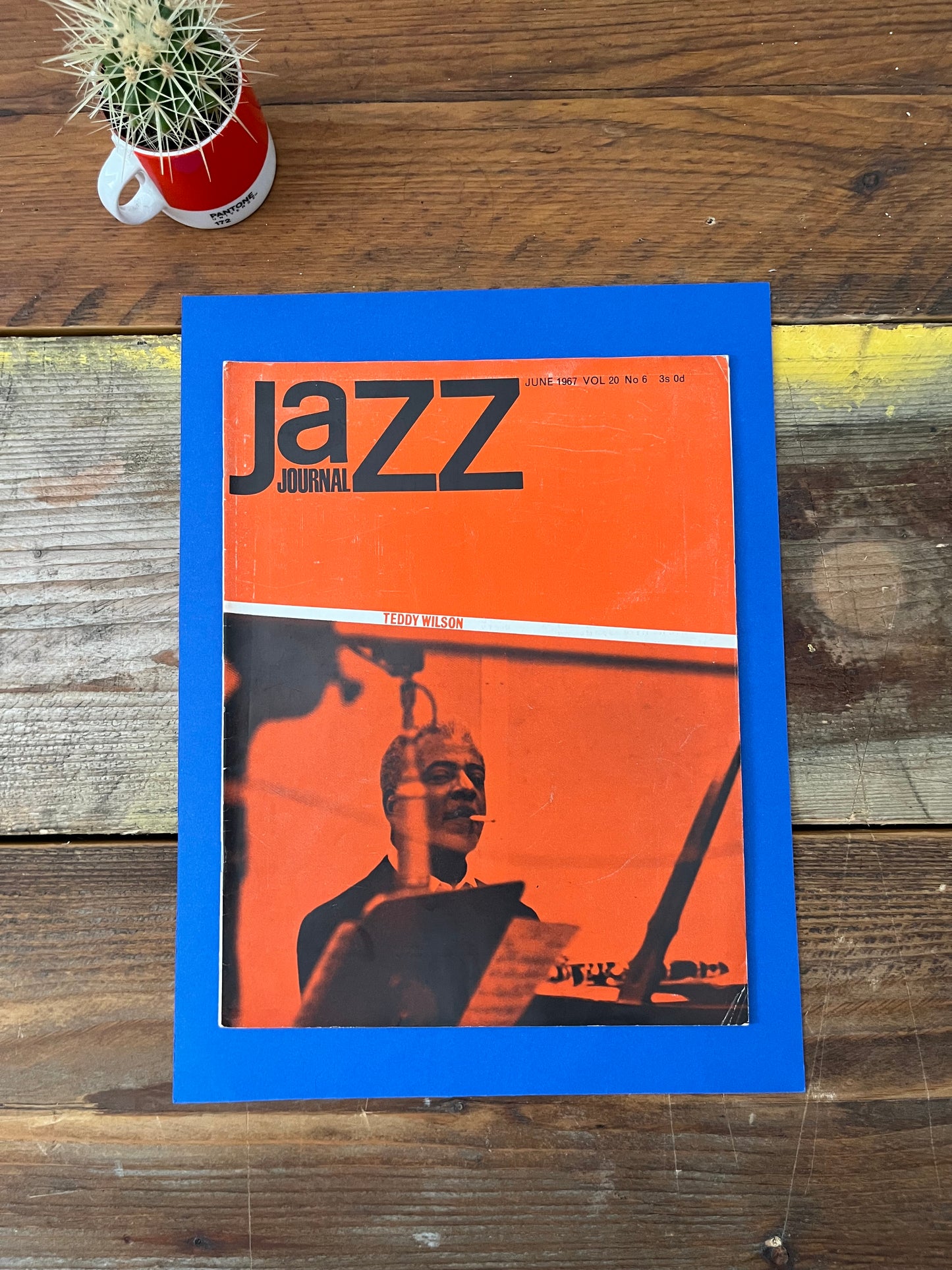 Vintage Jazz Journal Magazine cover Artwork - Teddy Wilson 1967