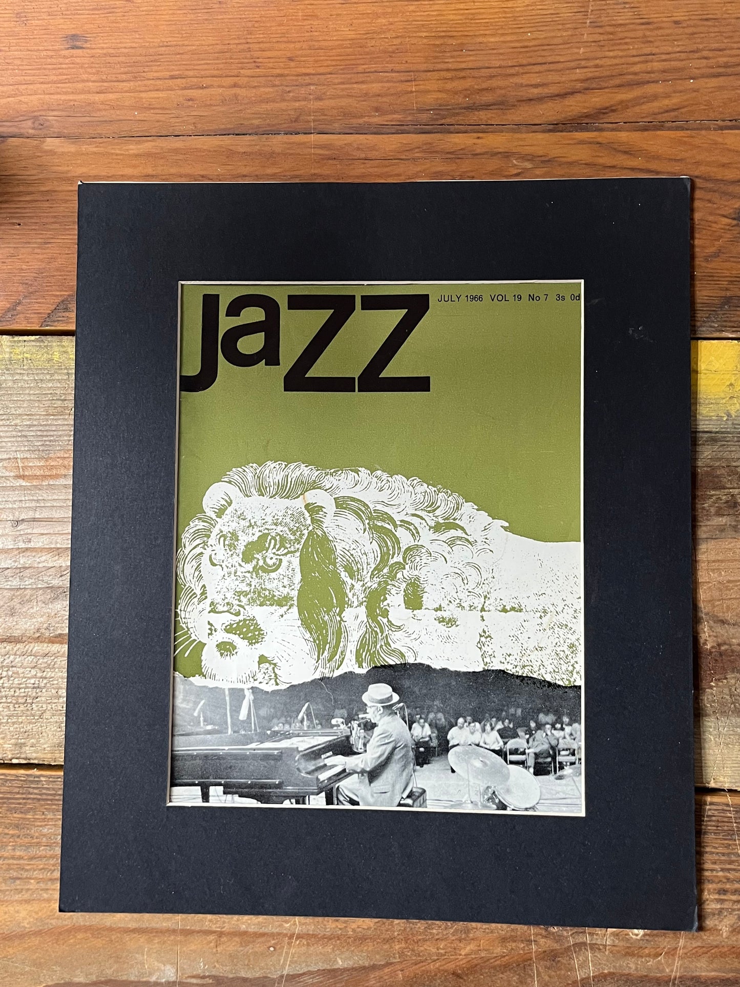 Vintage Jazz Journal Magazine cover Artwork - July 1966