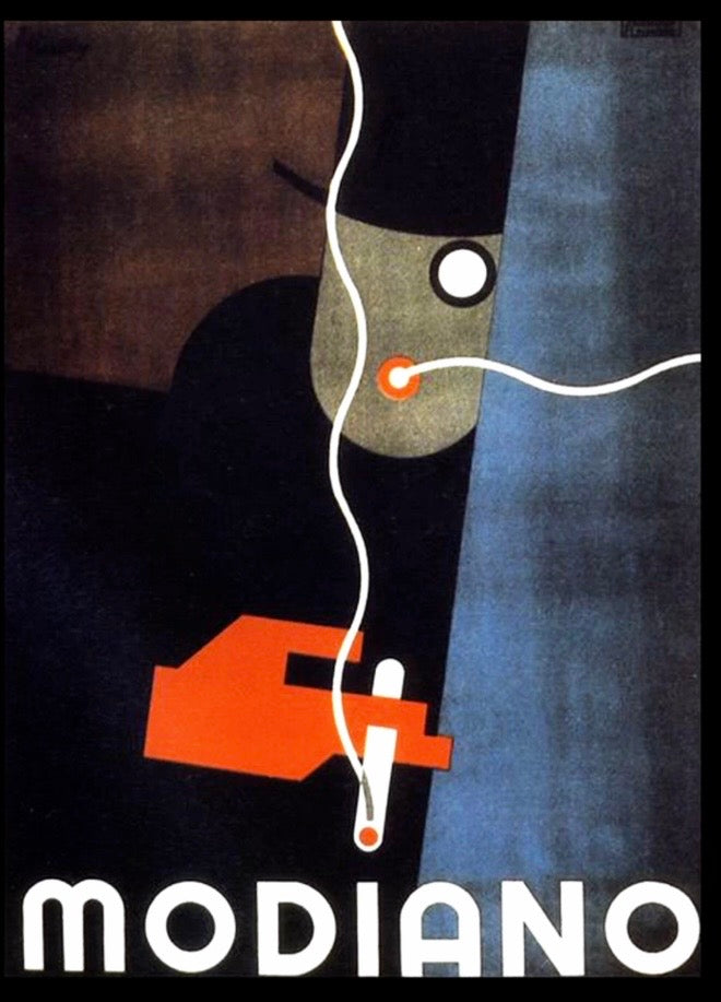 Modiano vintage Cigarettes poster c1930s