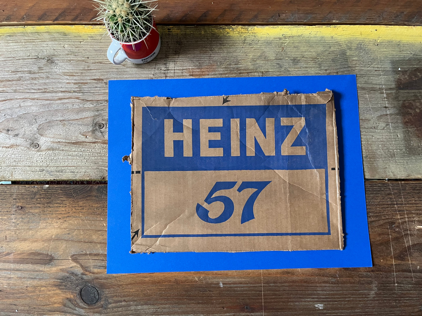 Heinz 57 original artwork 1960s Framed