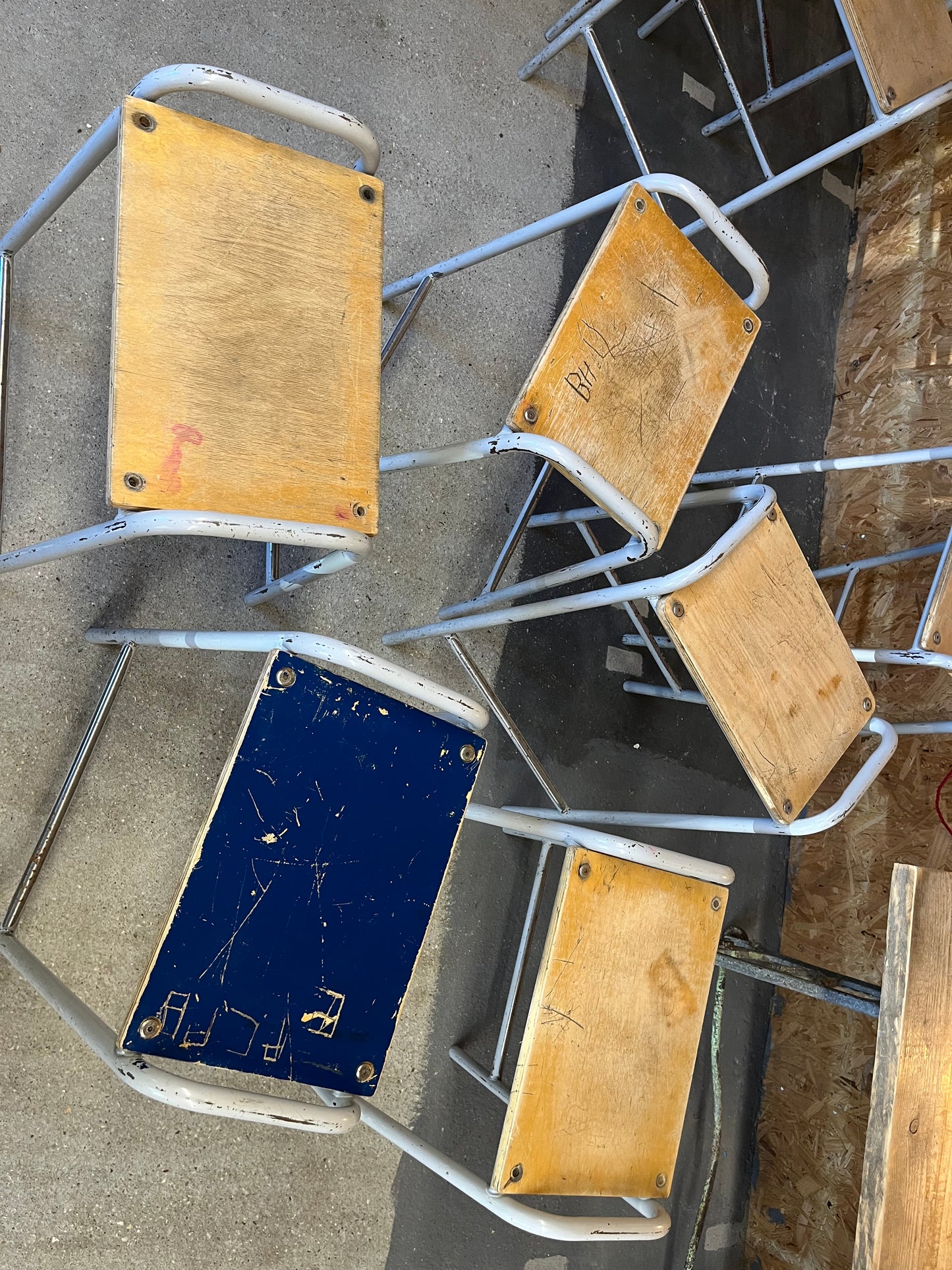 Vintage School Lab Stool - Several available