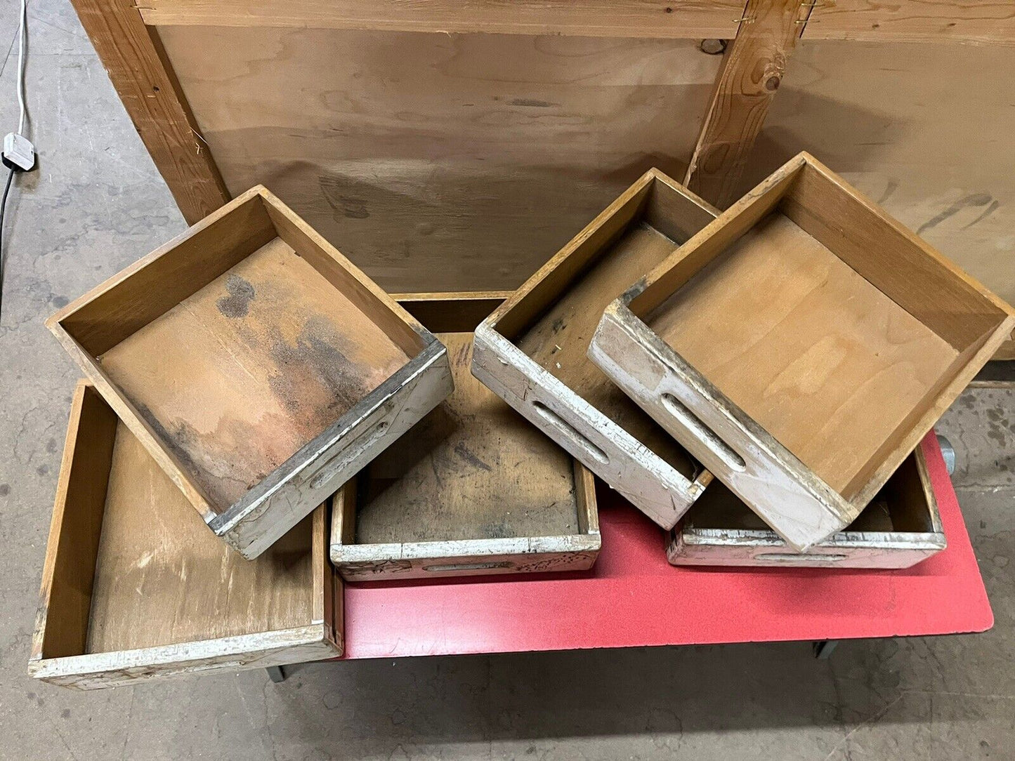 Vintage School Drawer ESA Esavian James Leonard Mid Century - single drawer