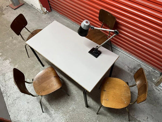 Vintage Formica School Tables / desks - Five Available Bar / Cafe