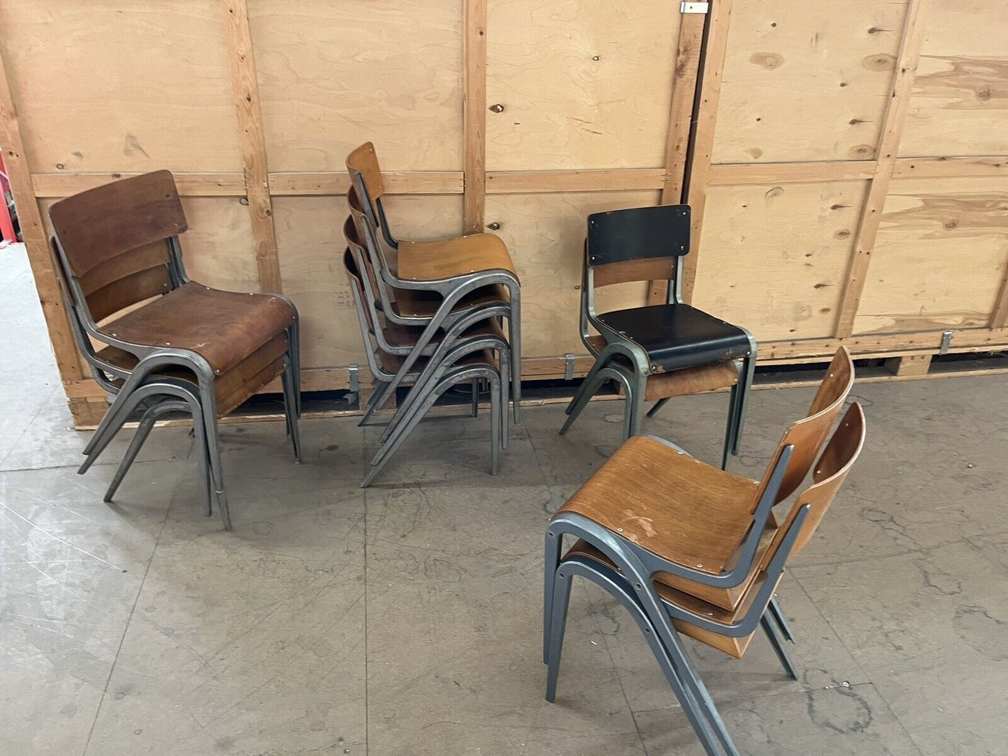 Esavian Stacking Chair by James Leonard for ESA, 1950s