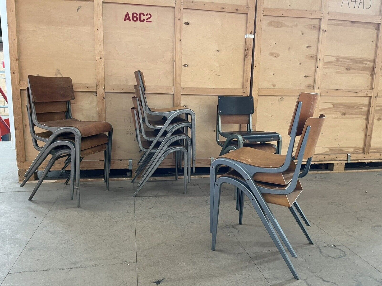 Esavian Stacking Chair by James Leonard for ESA, 1950s