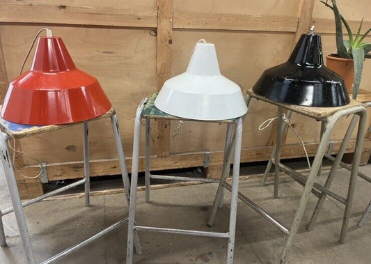 Danish Refectory  Lamp  Shades Restaurant Cafe Design 35cm  Bauhaus Set Of 3