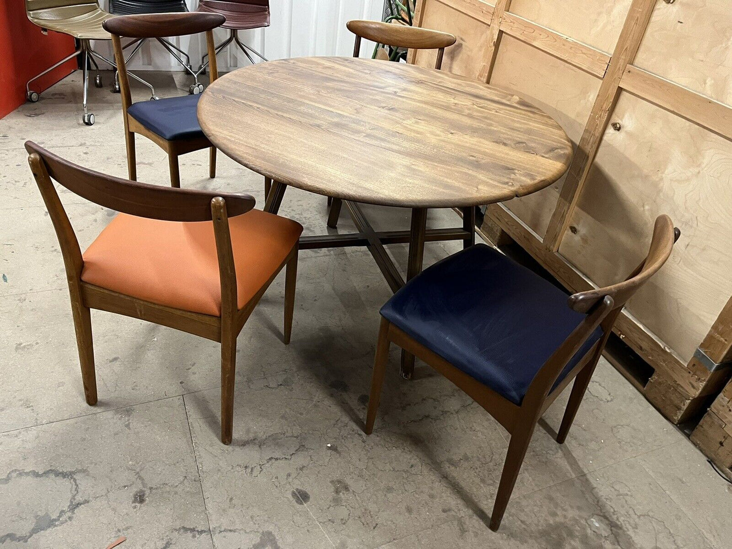 Ercol Drop Leaf Mid Century Dining Table Restored