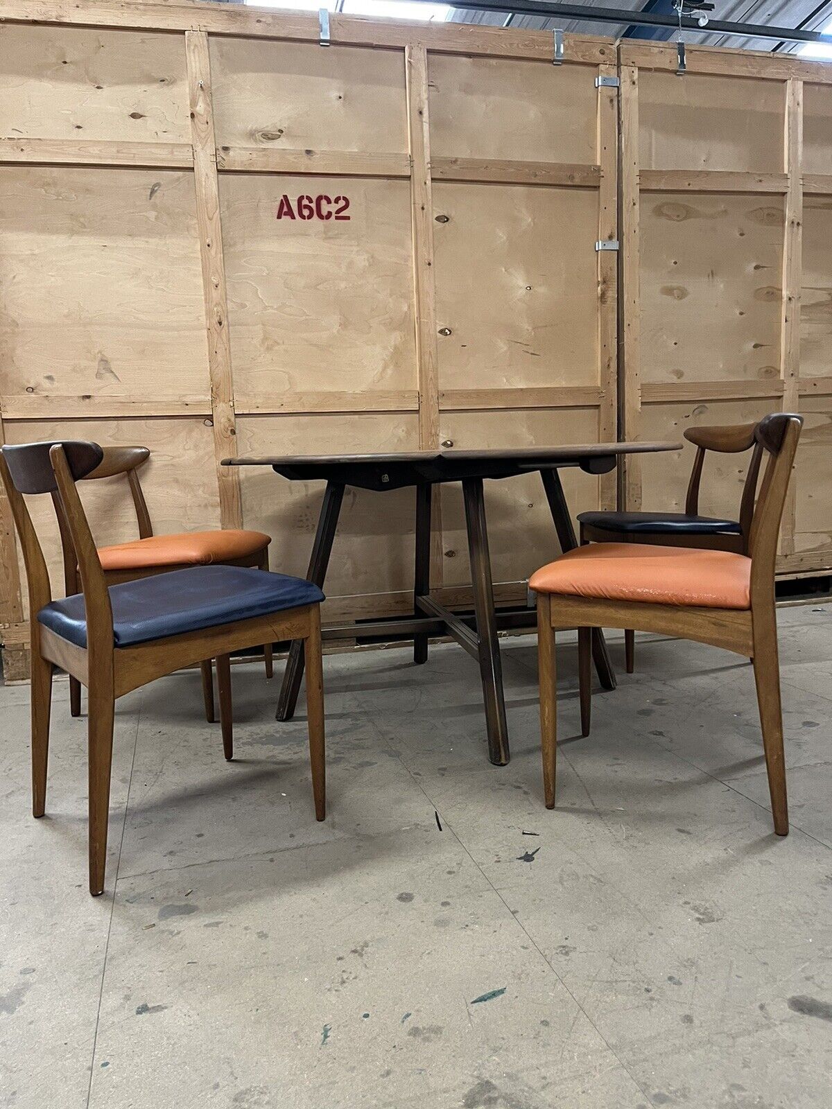 Ercol Drop Leaf Mid Century Dining Table Restored