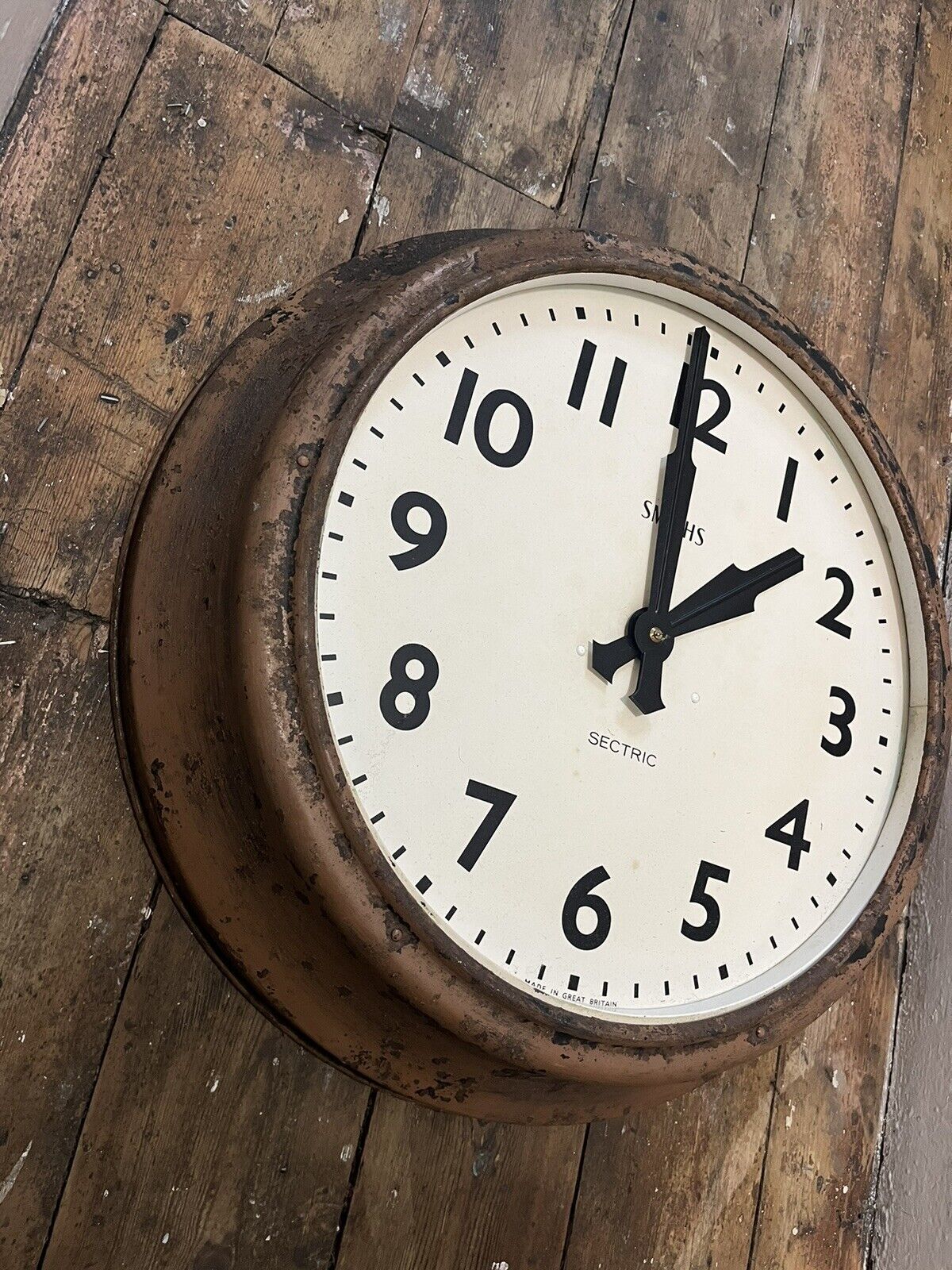 Large Smiths sectric Vintage Factory / Station Wall Clock 60cm Diameter