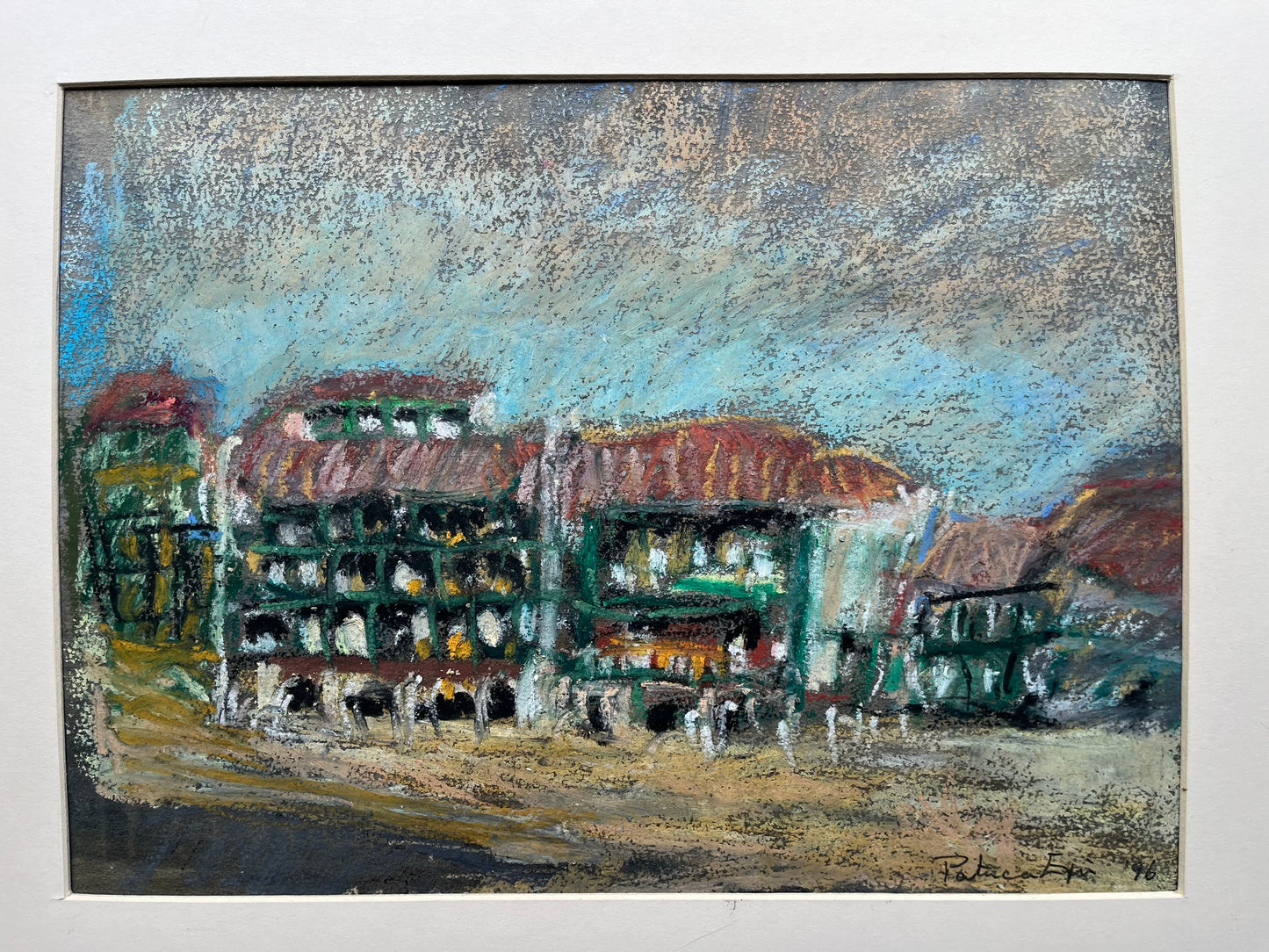 Plaza Mayor Madrid. Pastel by Patricia Espir