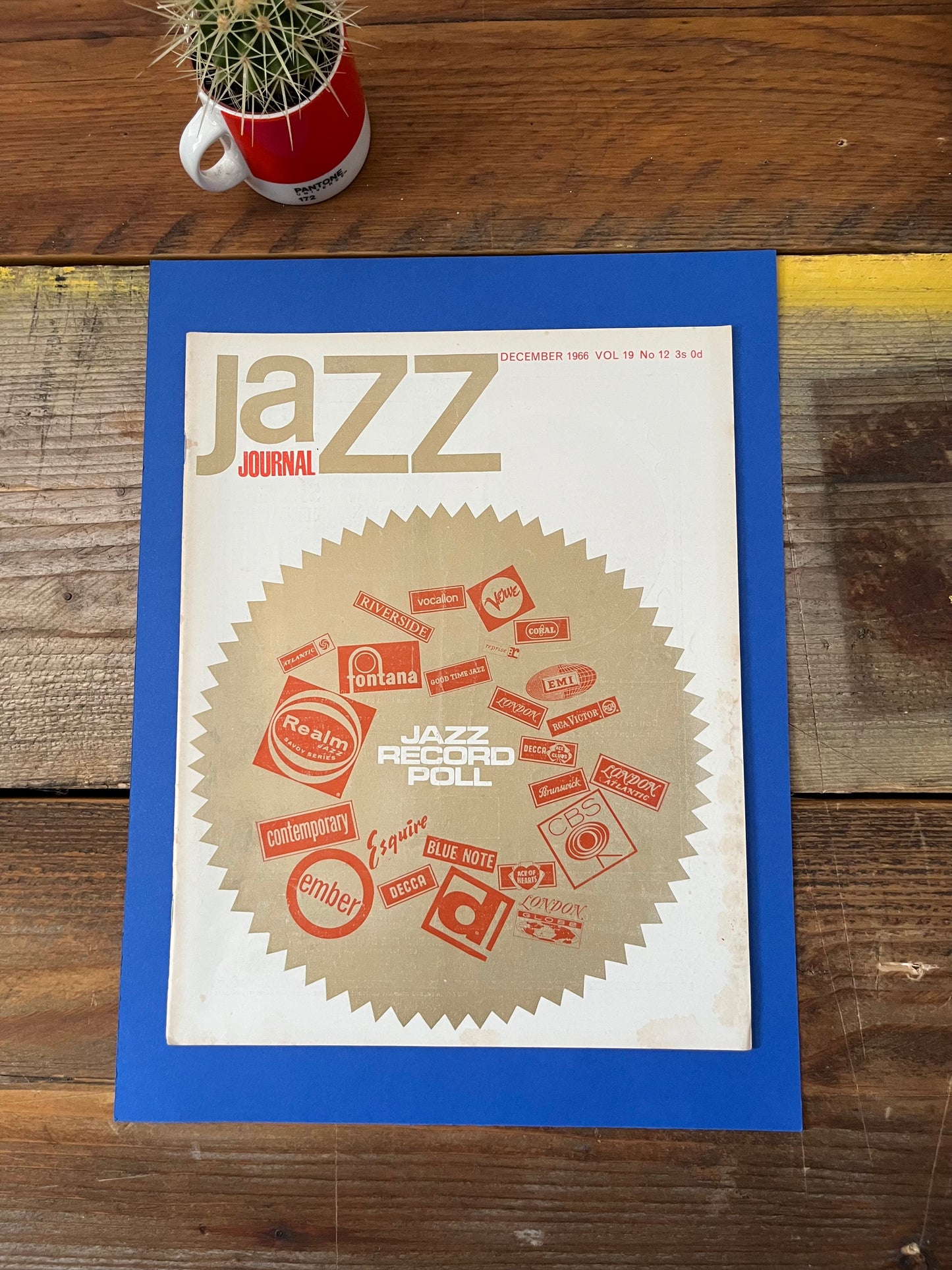 Vintage Jazz Journal Magazine cover Artwork - 1966