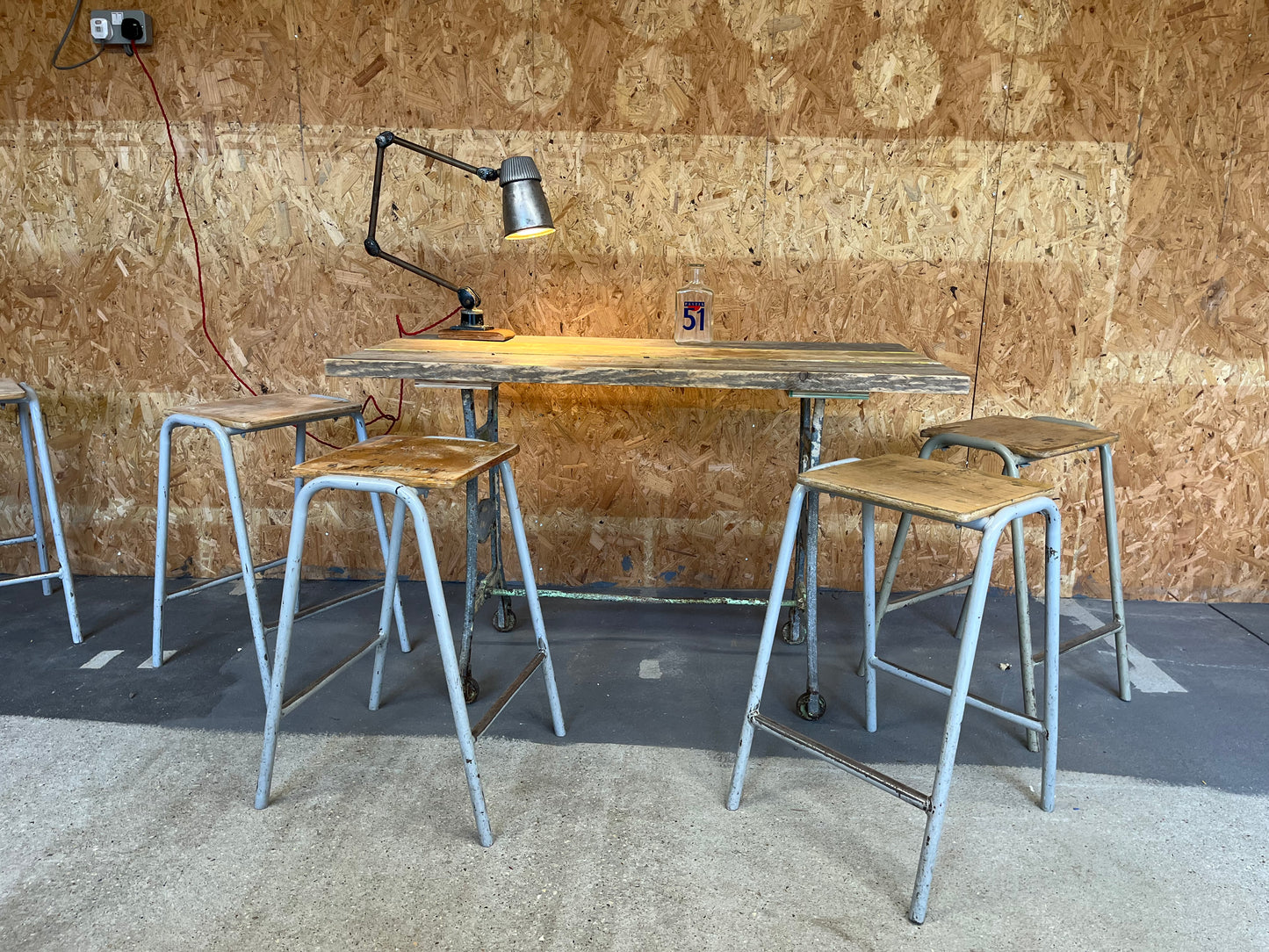 Vintage School Lab Stool - Several available
