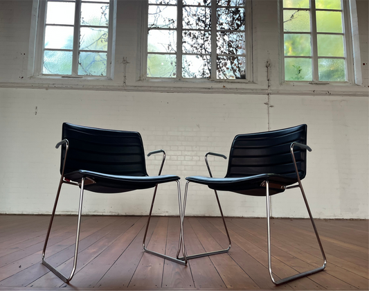 ARPER CATIFA 53 STUDIO CHAIR BLACK  LEATHER