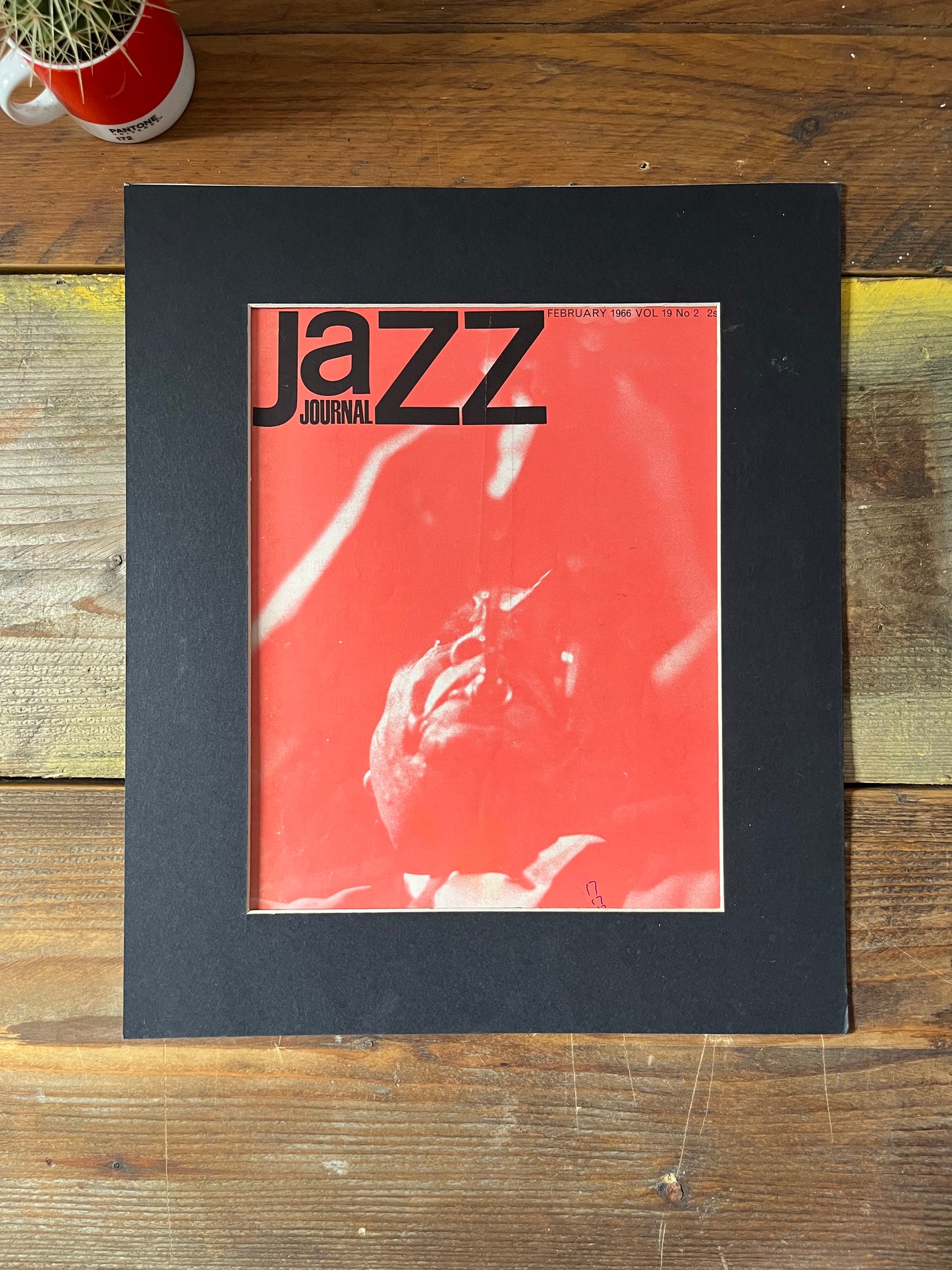 Vintage Jazz Journal Magazine cover Artwork - 1966