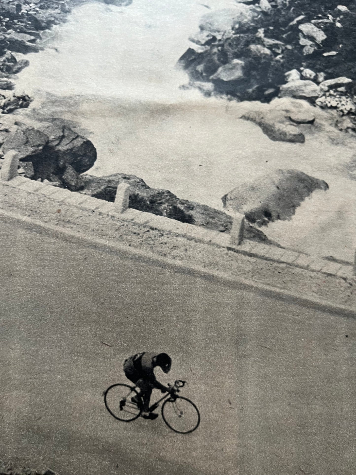 Vintage Tour de France Cycling Print - Original, 1953 Francois Chevalley