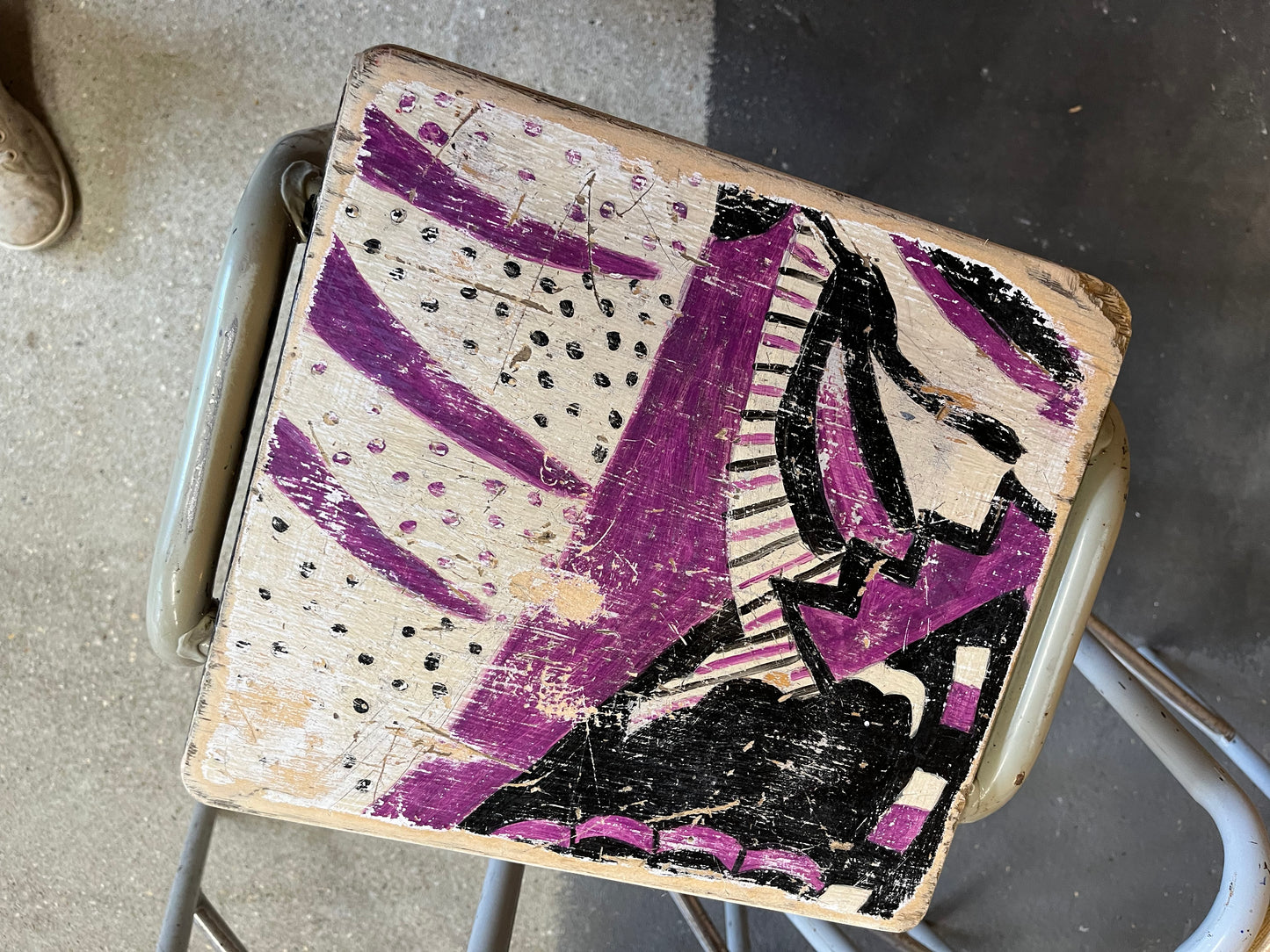 Vintage School Lab Stool - Several available