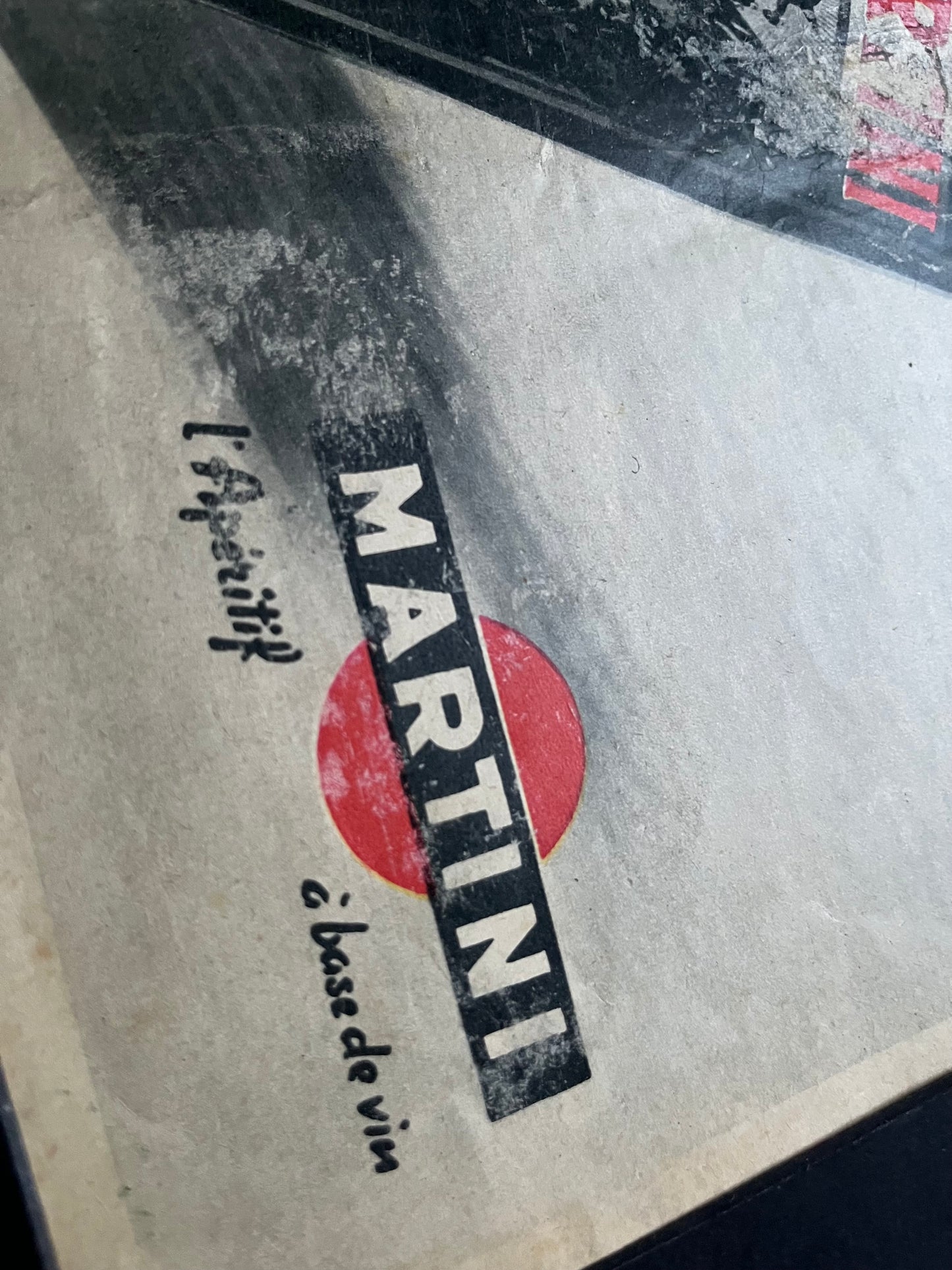 Vintage Martini Advertising Print -1950s