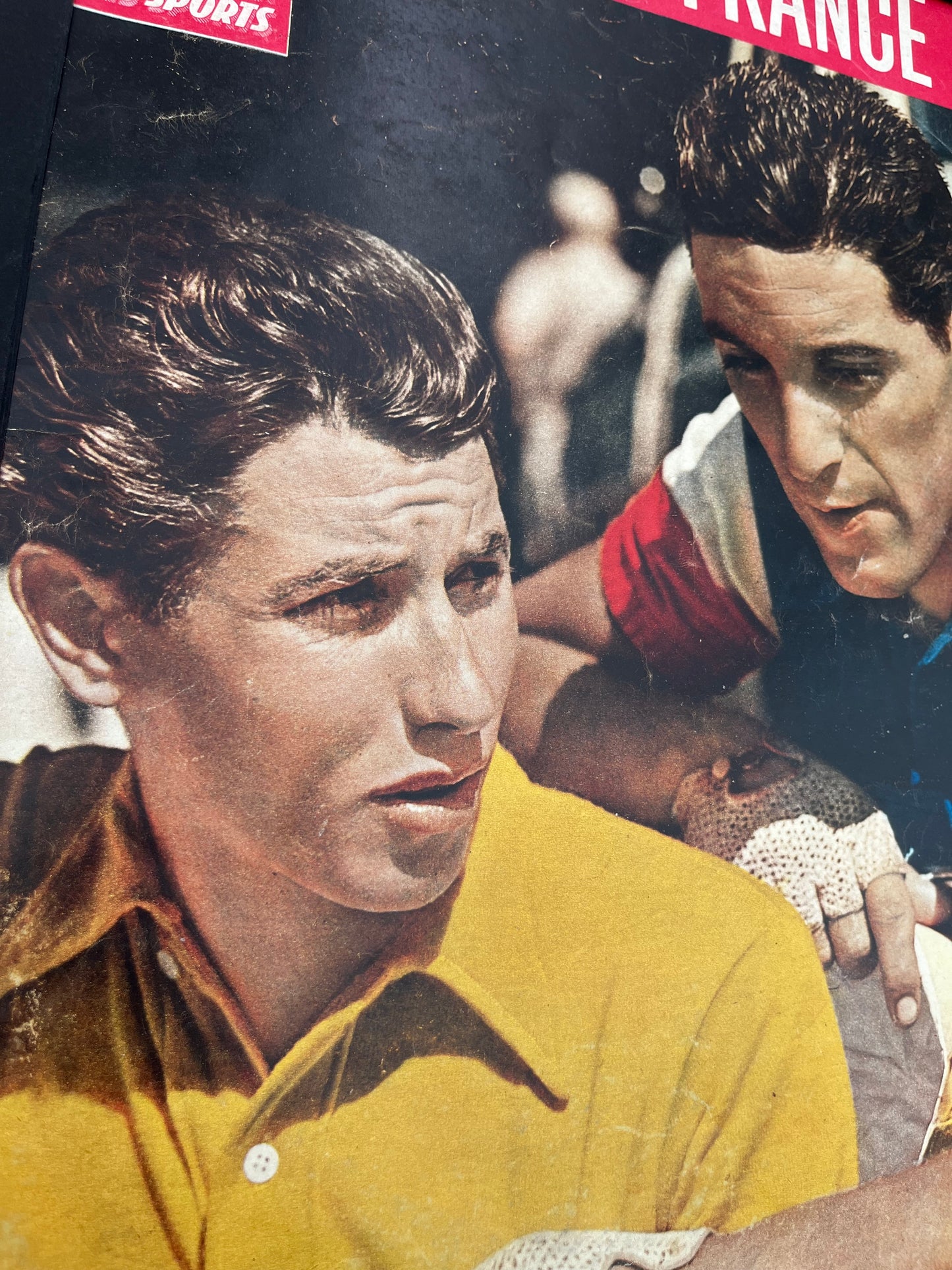 Vintage Tour de France Jacques Anquetil vintage cycling poster 1958