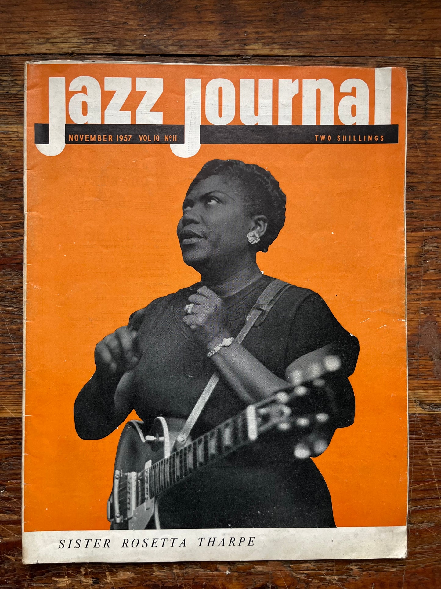 Sister Rosetta Tharpe Vintage Jazz Magazine Artwork - 1957