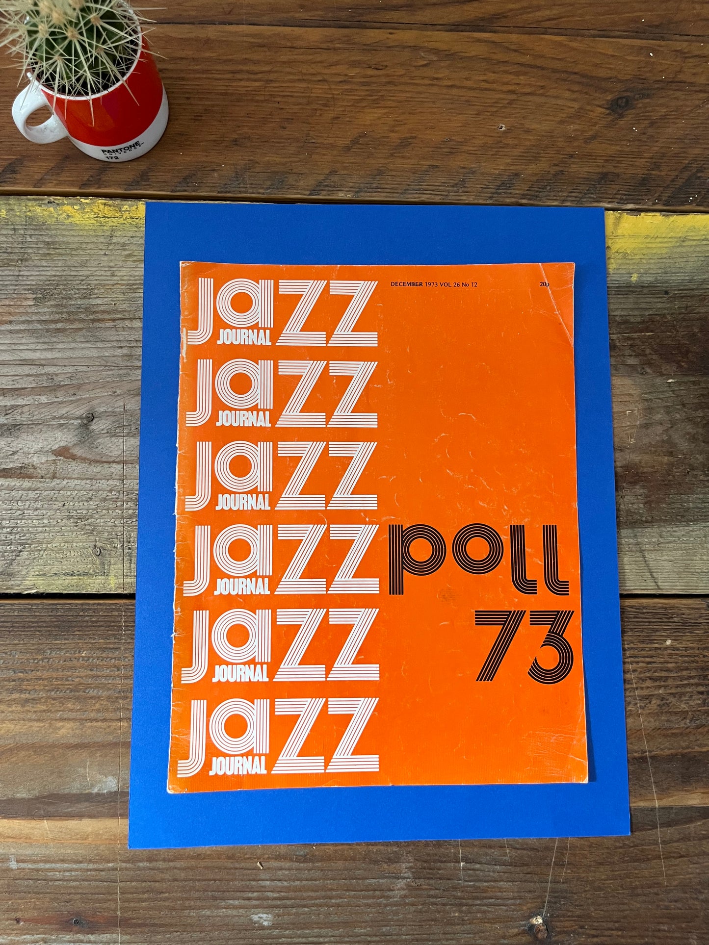 Jazz magazine original cover artwork 1973