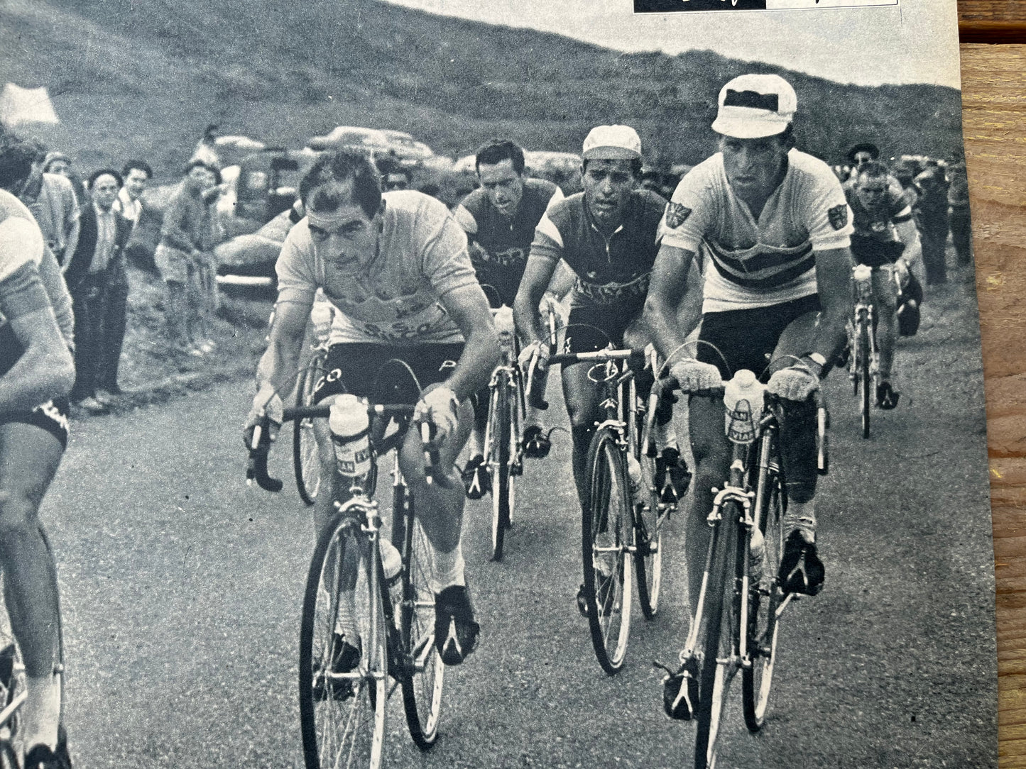 Vintage Cycling Tour de France print Col d’Aubisque 1960