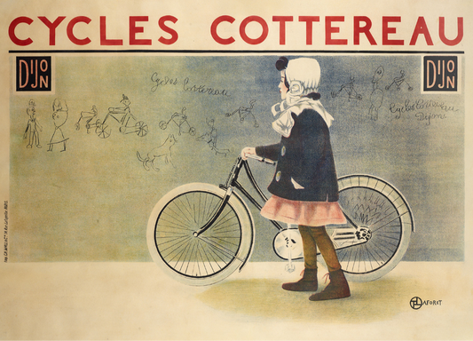 Cycles Cottereau poster c1800s