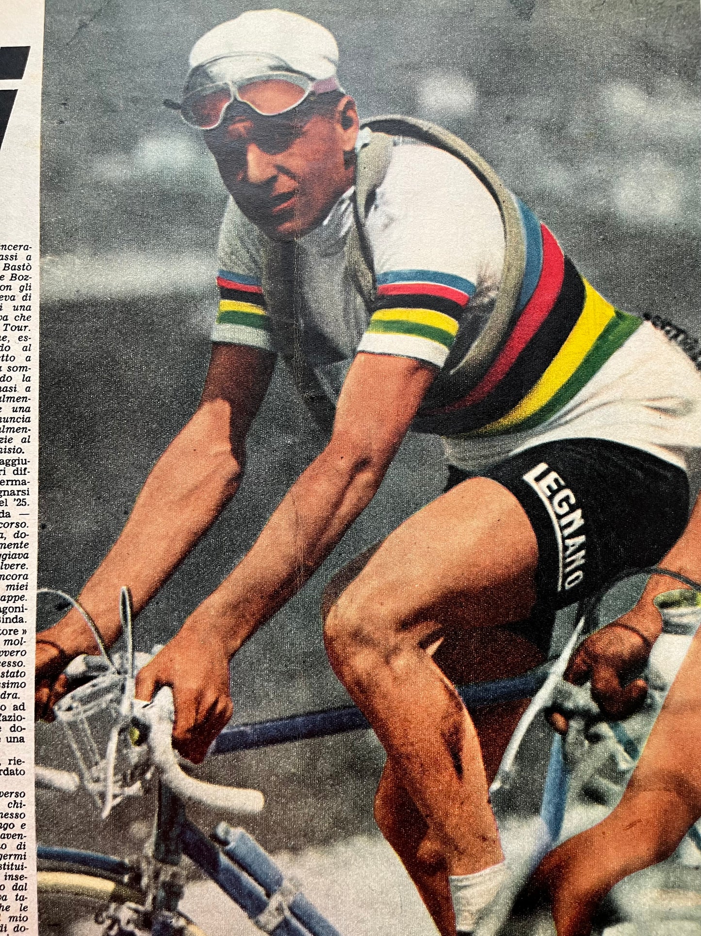 Fausto Coppi / Alfredo Binda Giro d'italia Bianchi vintage cycling  print