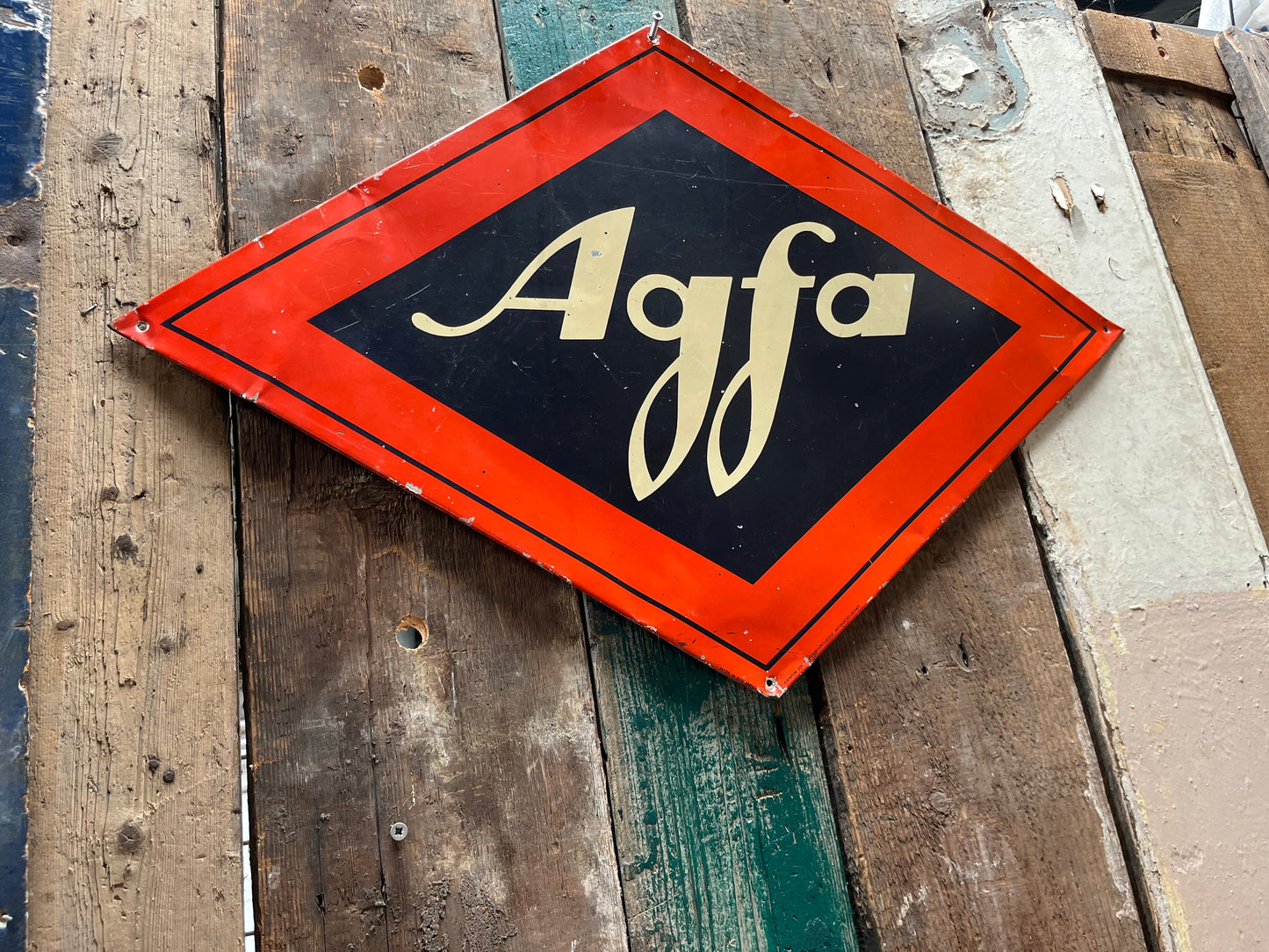 Agfa photograpic shop sign c1960s