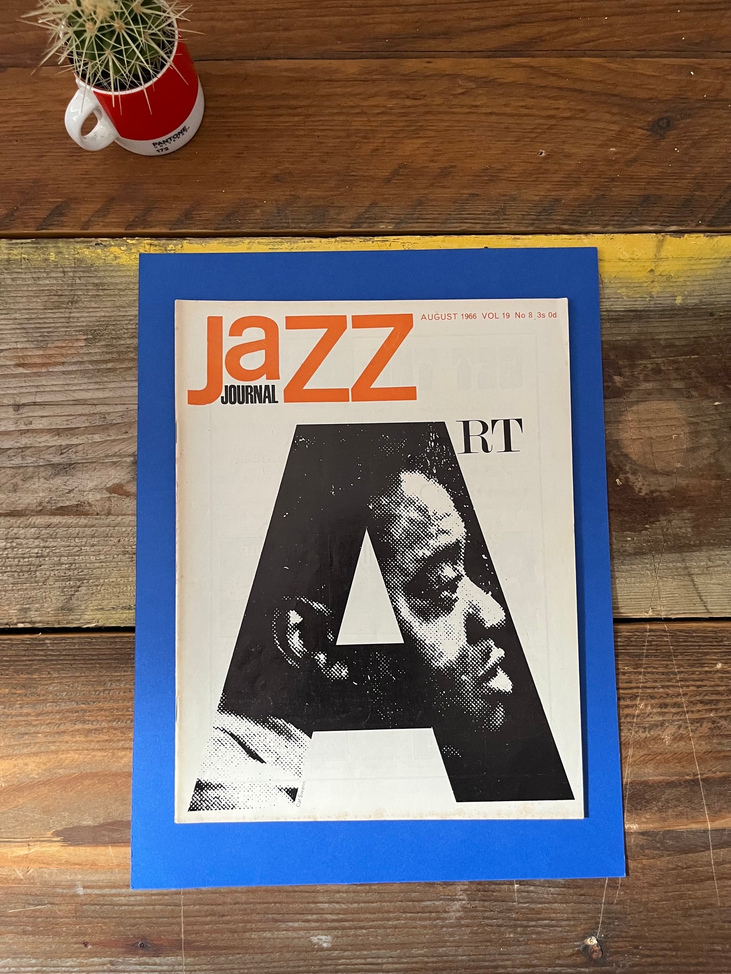 Art Blakey Vintage Jazz Journal Magazine cover Artwork - 1966