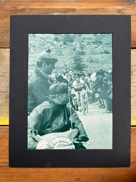 Eddy Merckx vintage cycling print 1970