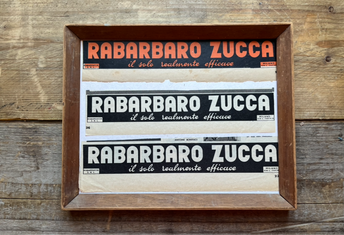 Vintage Martini / Rabarbaro / Cinzano advertising Prints -1950s