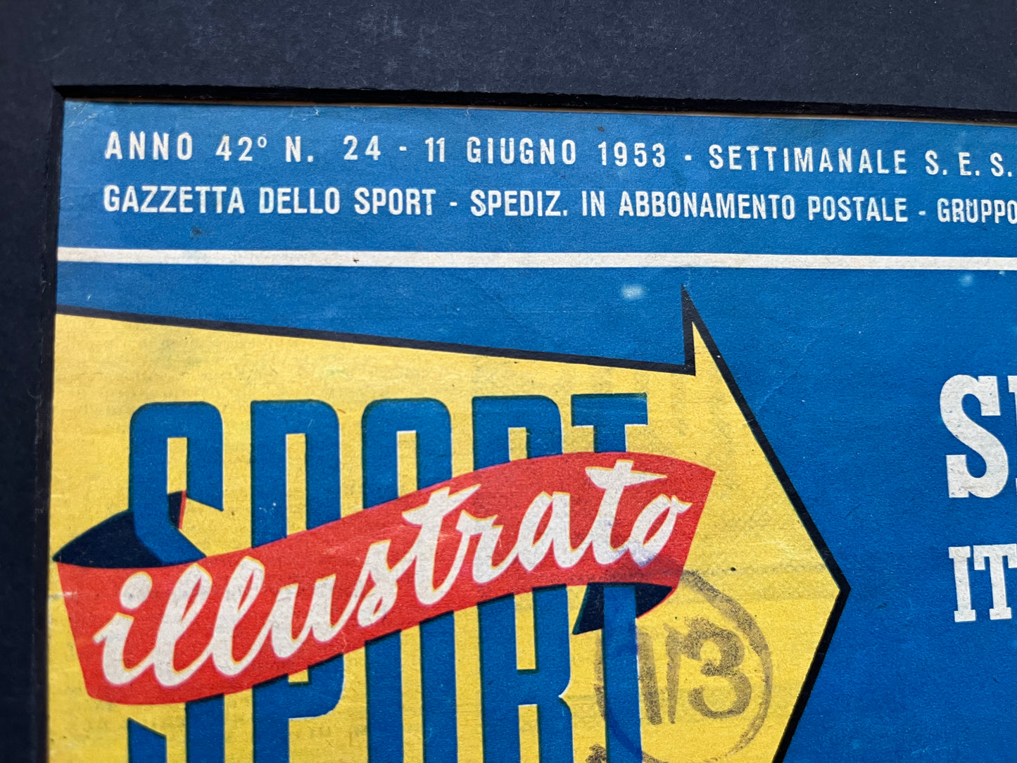 Vintage Cycling Print - Fausto Coppi / Gino Bartali 1953