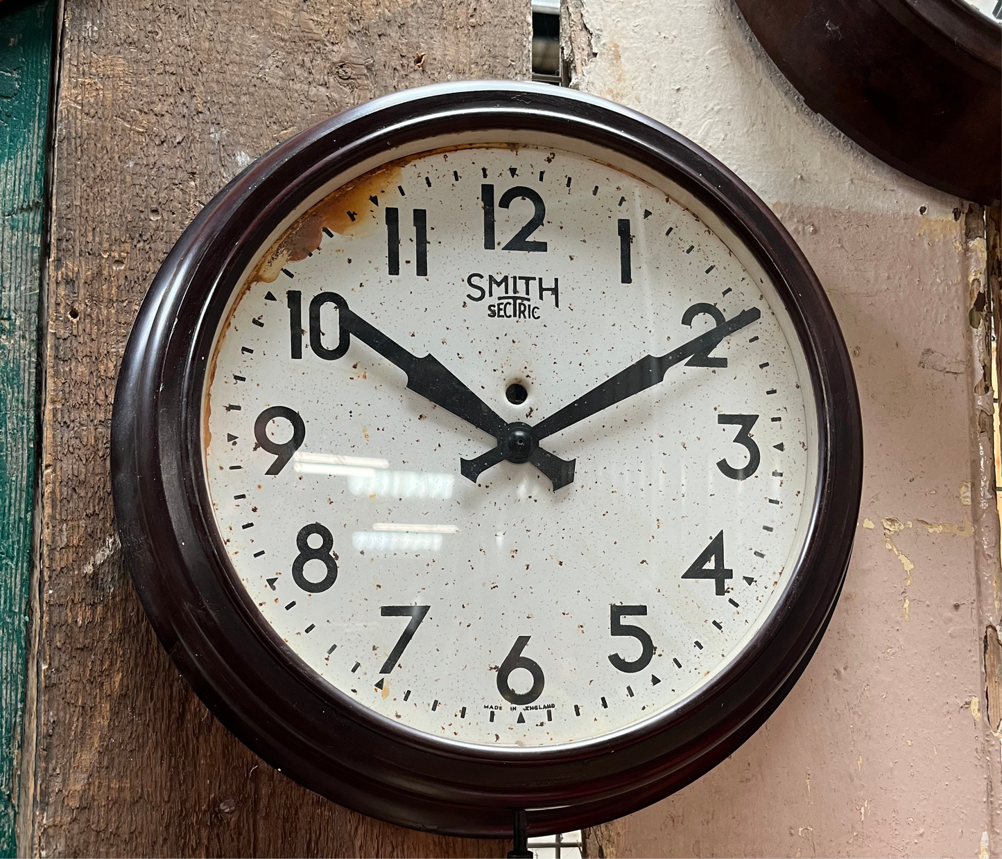 Smiths sectric Vintage Factory/ Office Wall Clock Bakelite