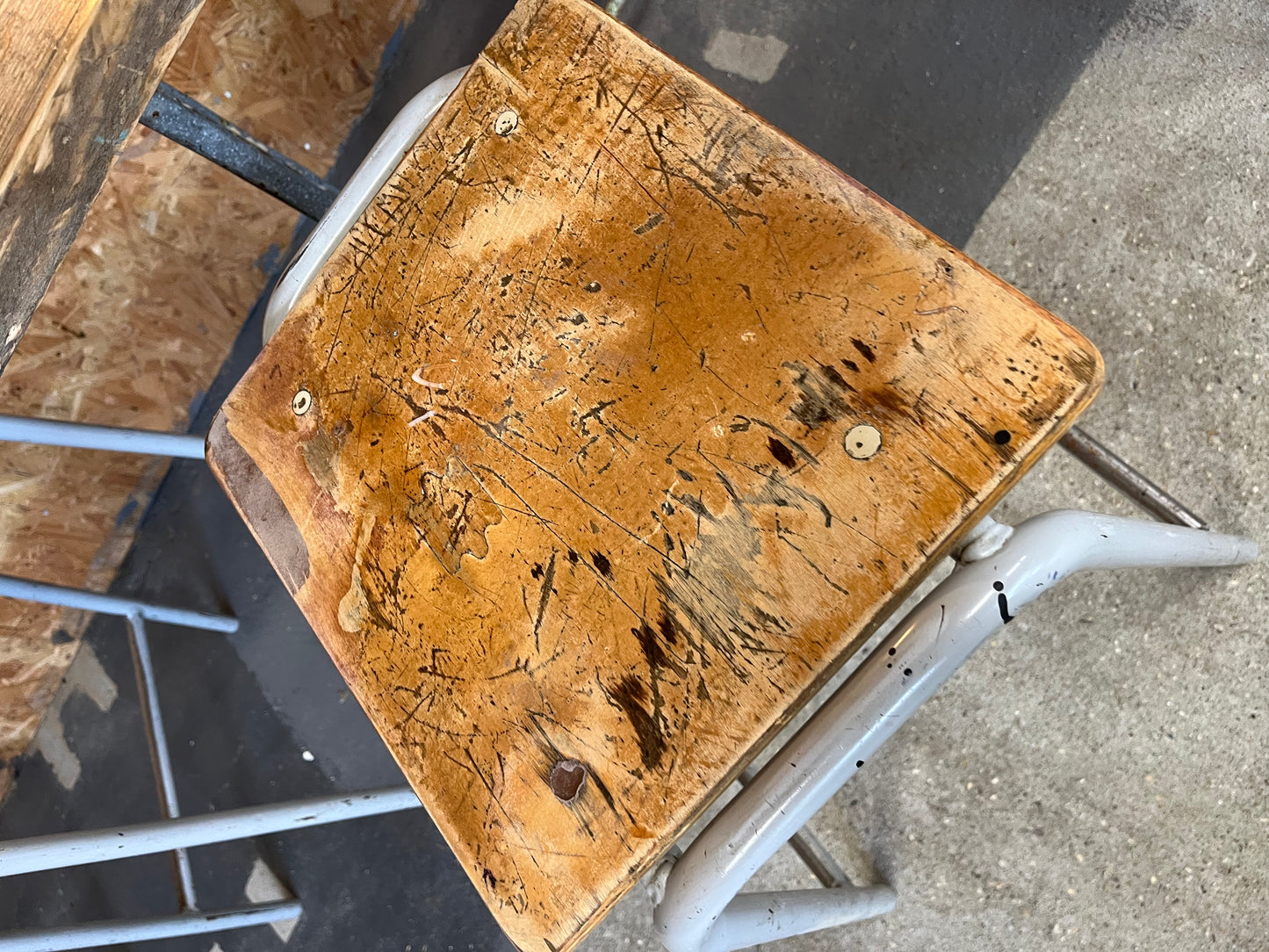 Vintage School Lab Stool - Several available