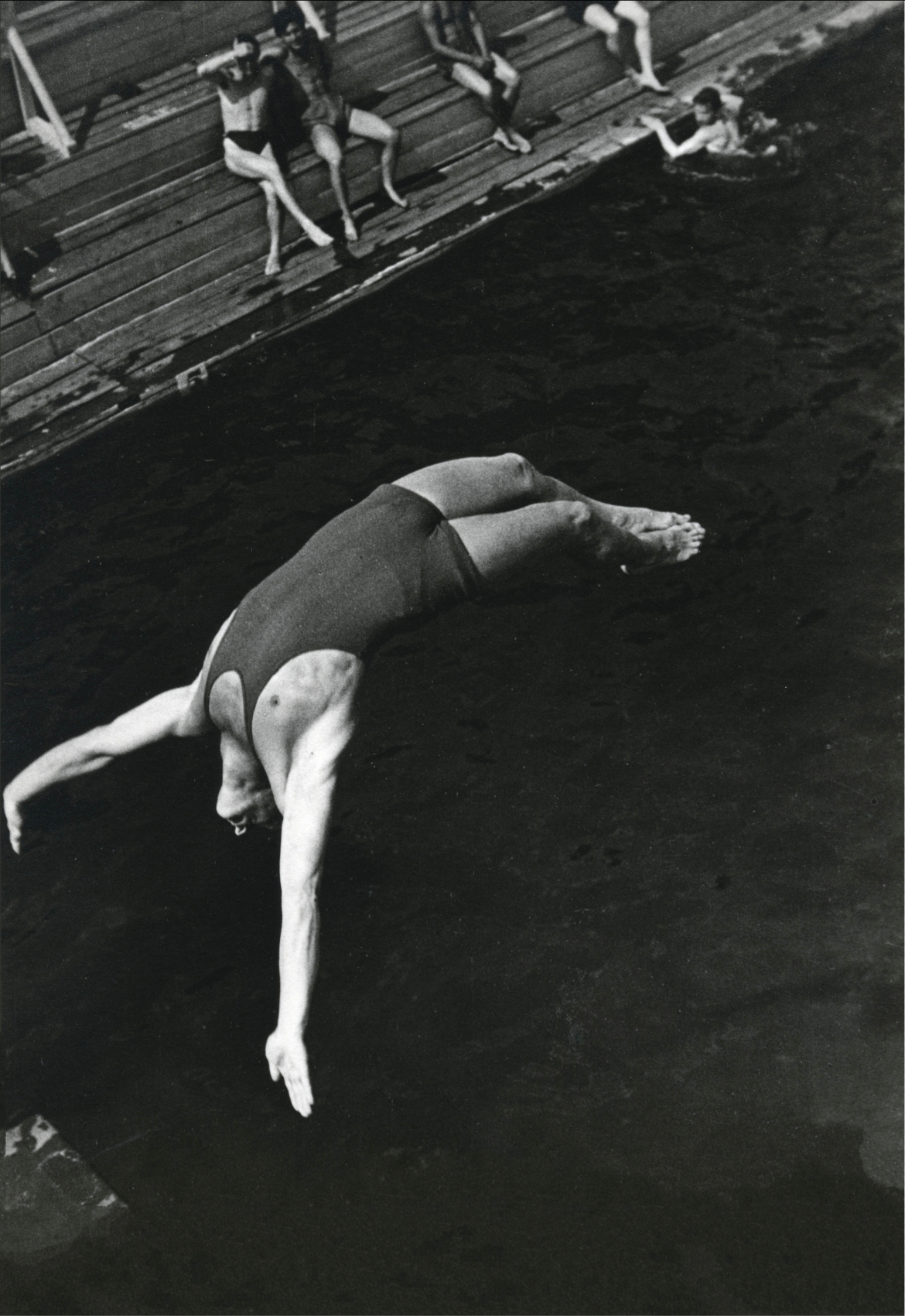 Alexander Rodchenko Vintage Soviet Constructivism poster - Diver, 1934